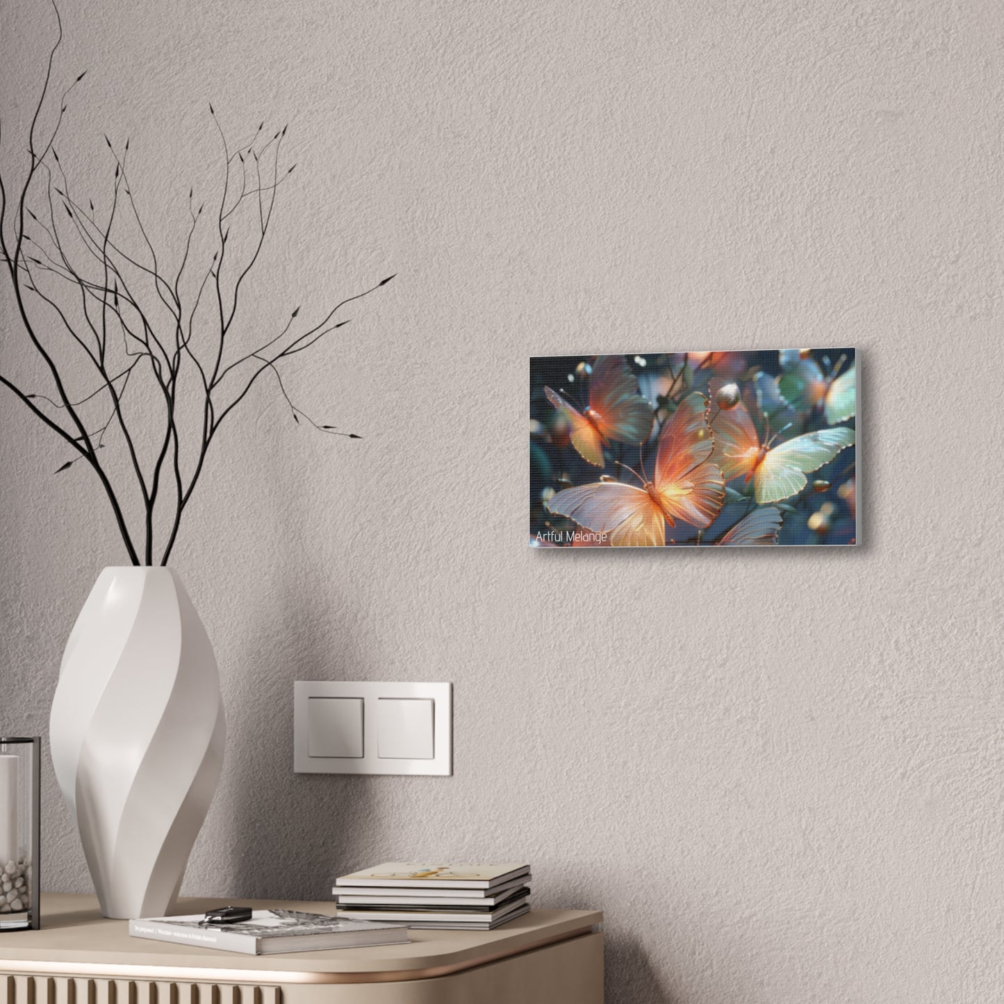 Fluttering Dreams: Butterfly Canvas Print Collection