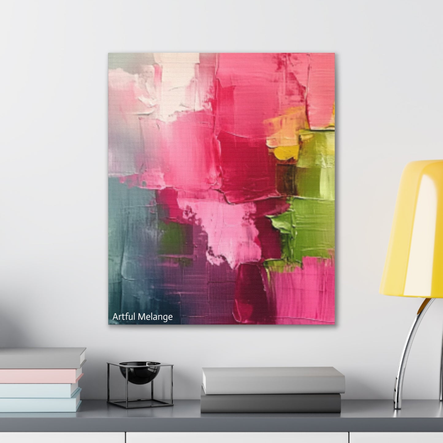 Acrylic Abstract Canvas Print - Richly Textured Artistry