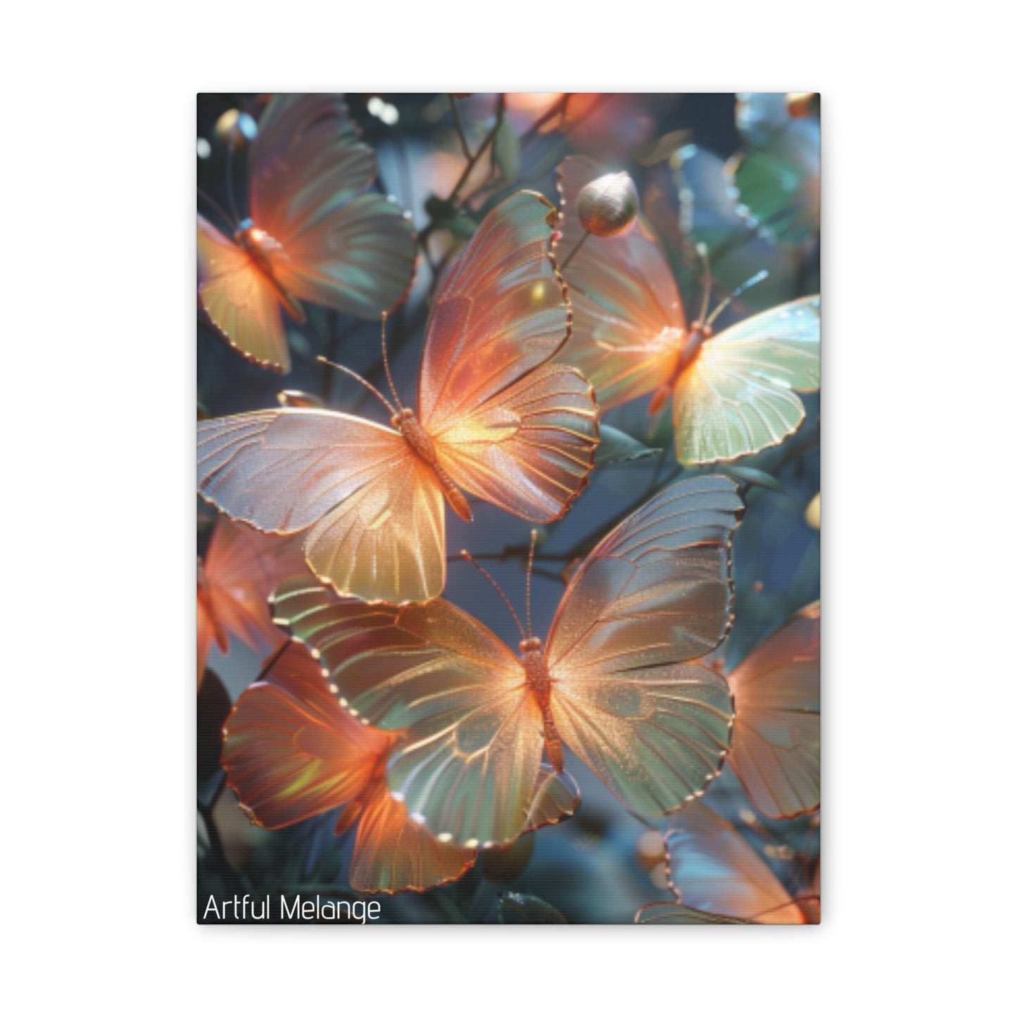 Fluttering Dreams: Butterfly Canvas Print Collection