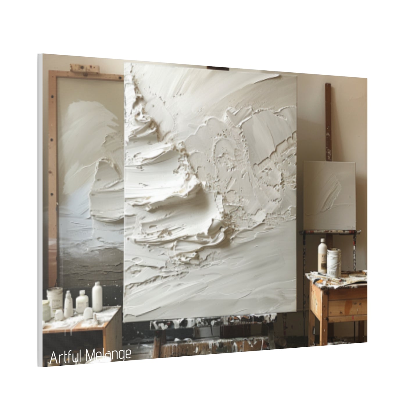 Primary Elegance: A Symphony of Sophistication Canvas Print