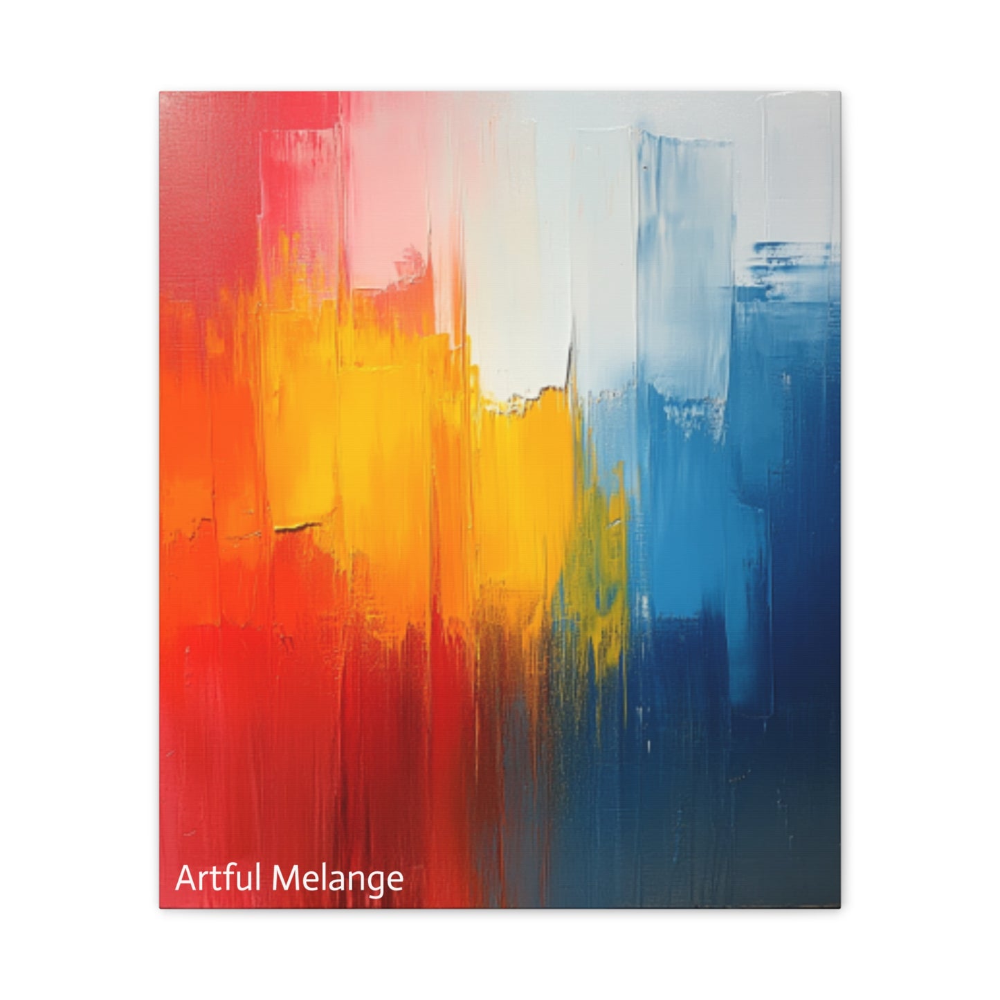 Acrylic Abstract Canvas Print - Richly Textured Artistry