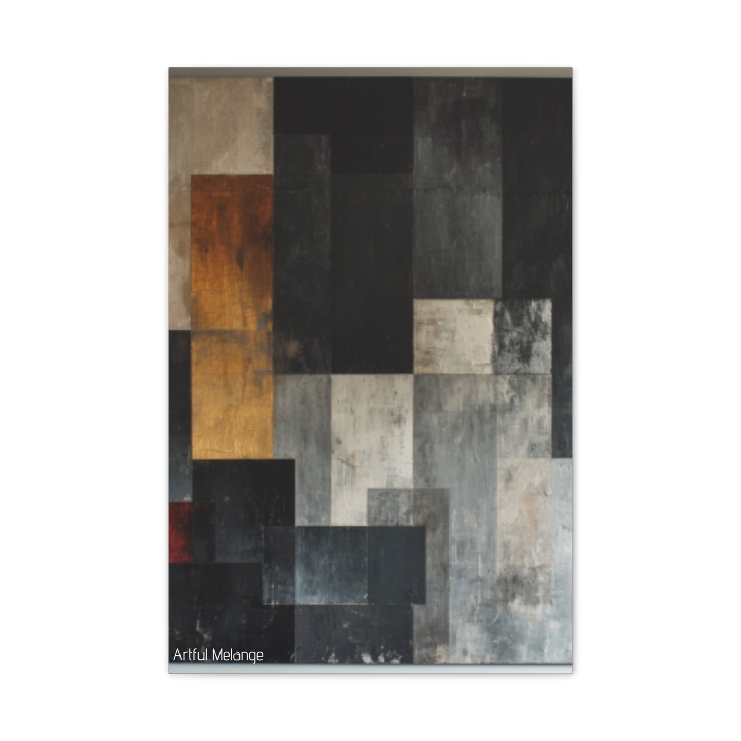 Primary Elegance: A Symphony of Sophistication Canvas Print