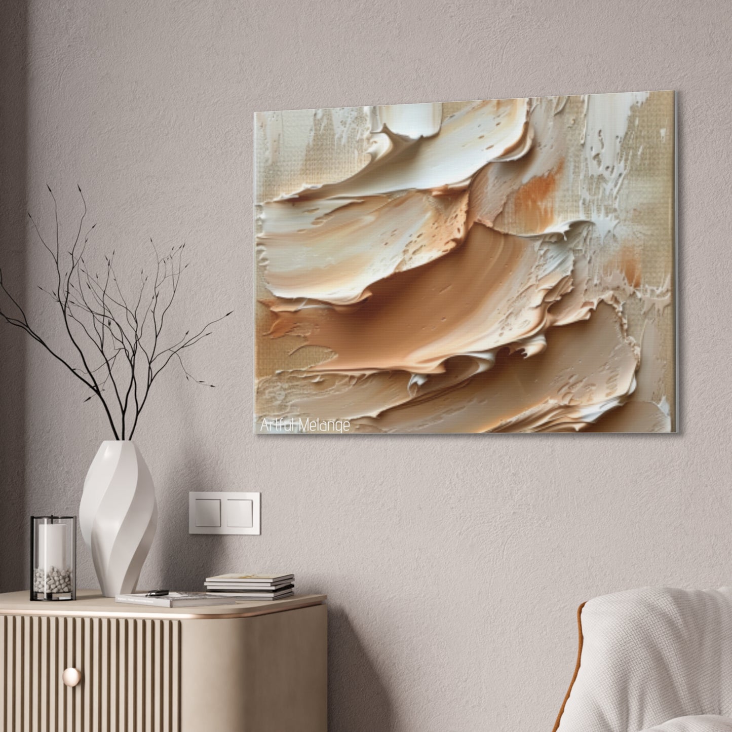 Primary Elegance: A Symphony of Sophistication Canvas Print