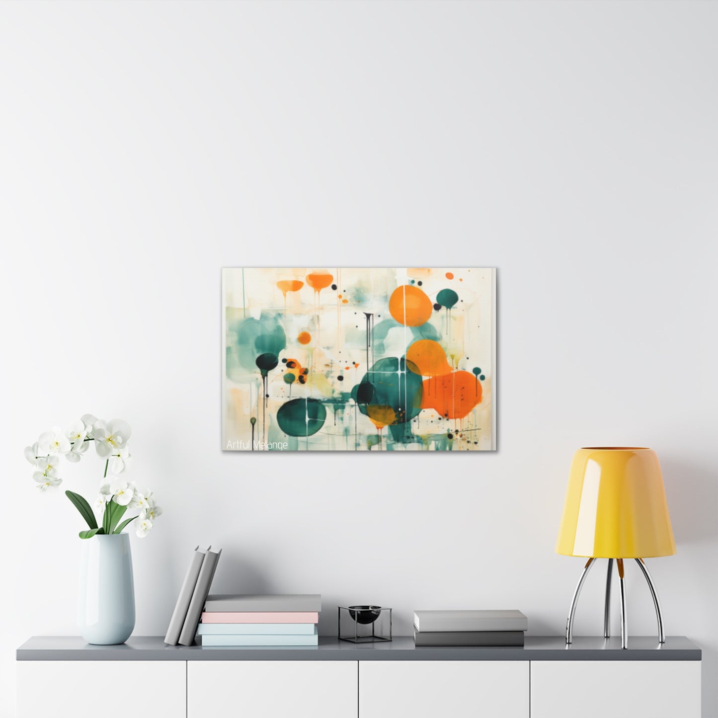 Primary Elegance: A Symphony of Sophistication Canvas Print