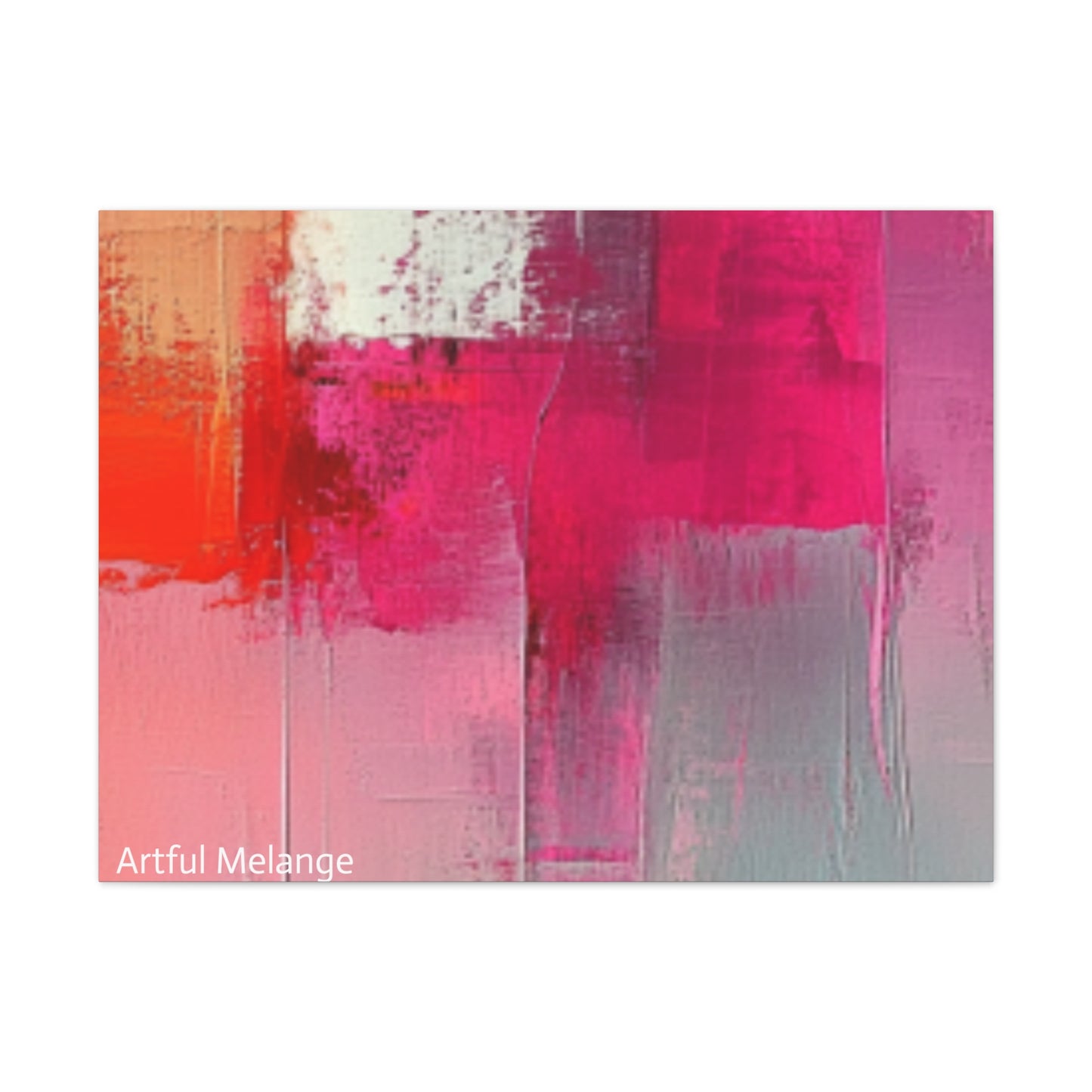 Acrylic Abstract Canvas Print - Richly Textured Artistry