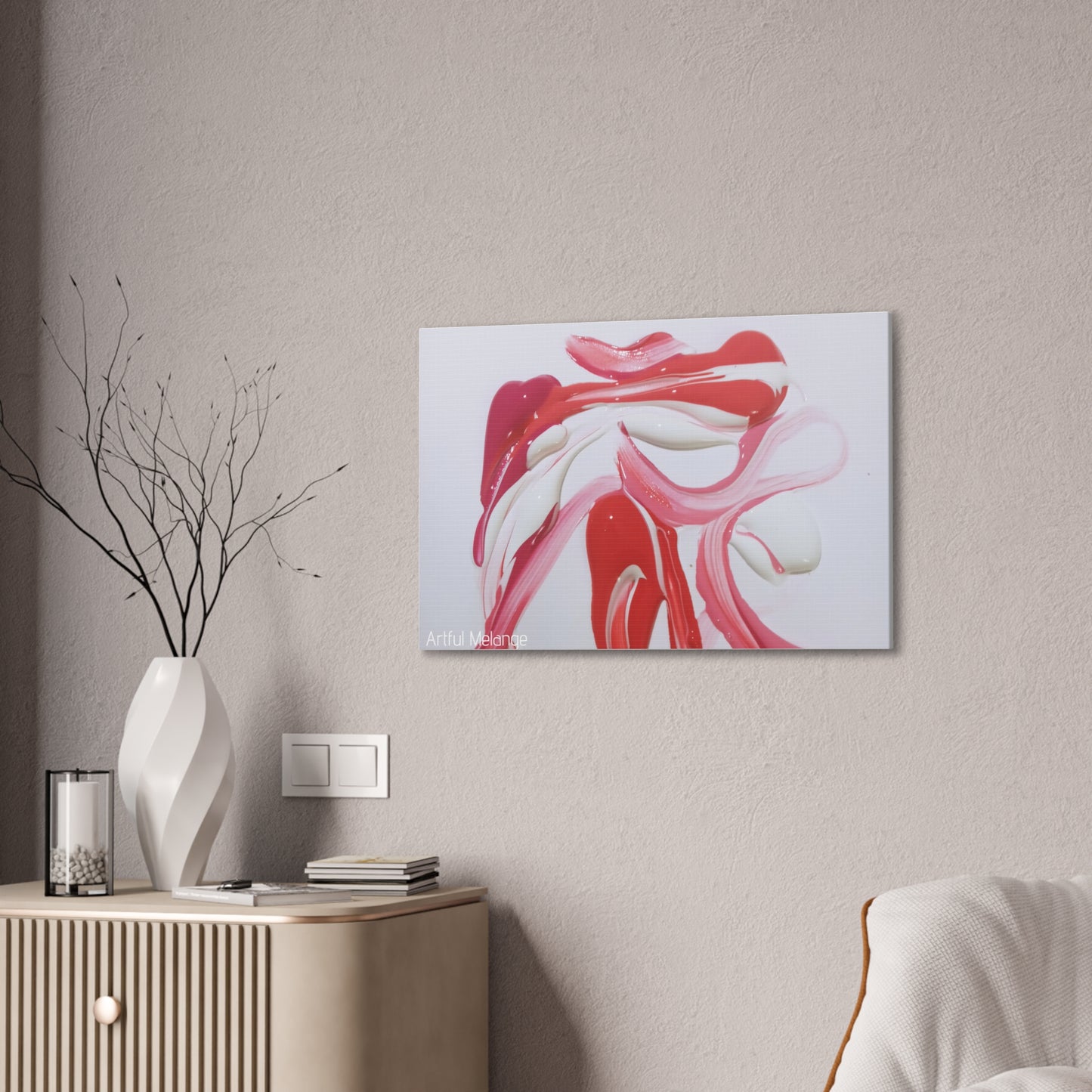 Primary Elegance: A Symphony of Sophistication Canvas Print