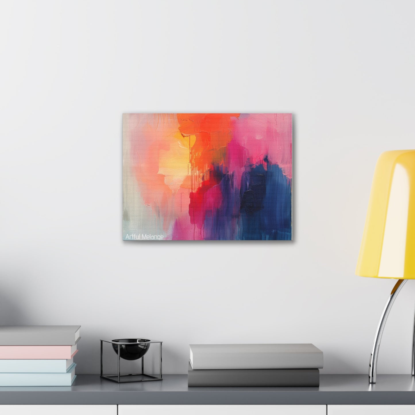 Primary Elegance: A Symphony of Sophistication Canvas Print