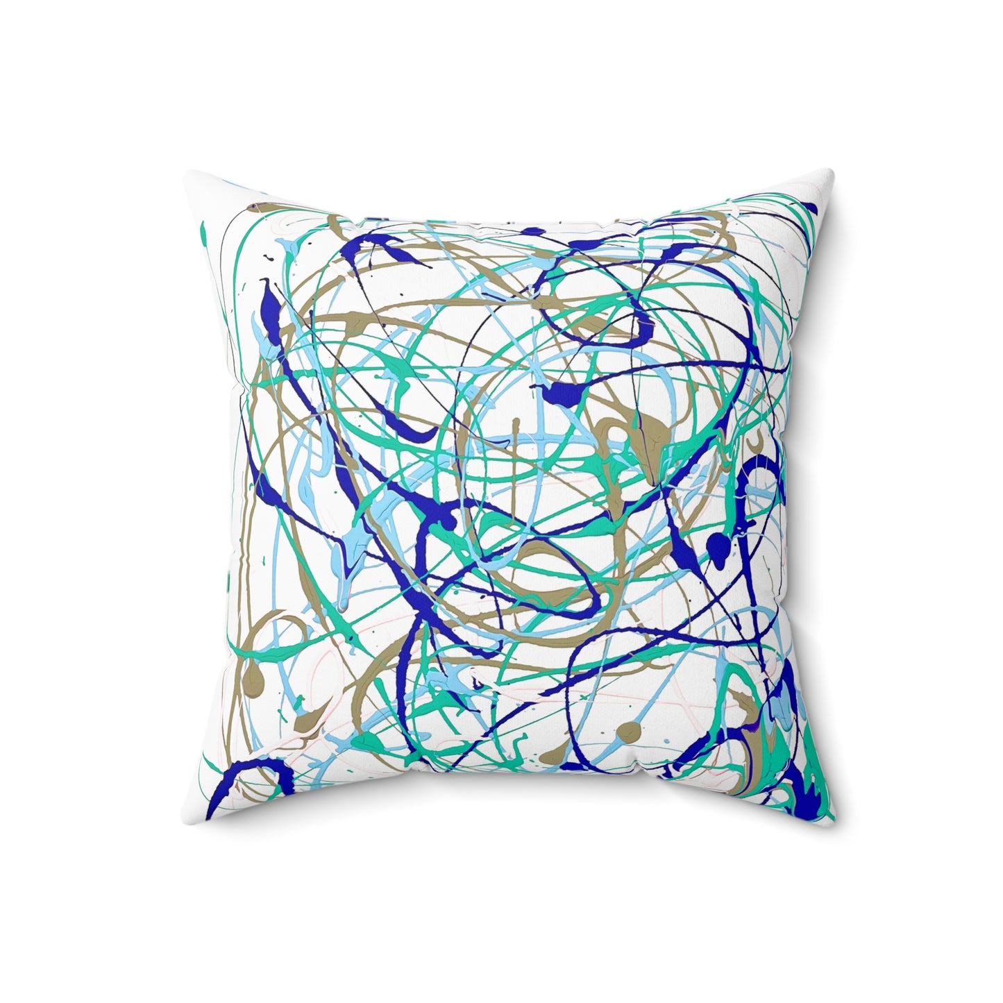 Artistic Abstractions: Abstract Acrylic Art Pillows Collection