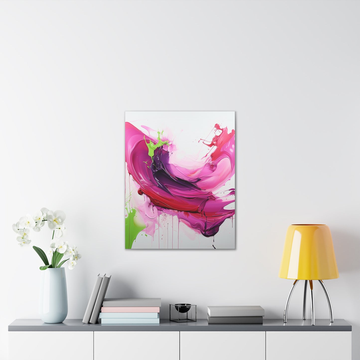 Acrylic Abstract Canvas Print - Richly Textured Artistry