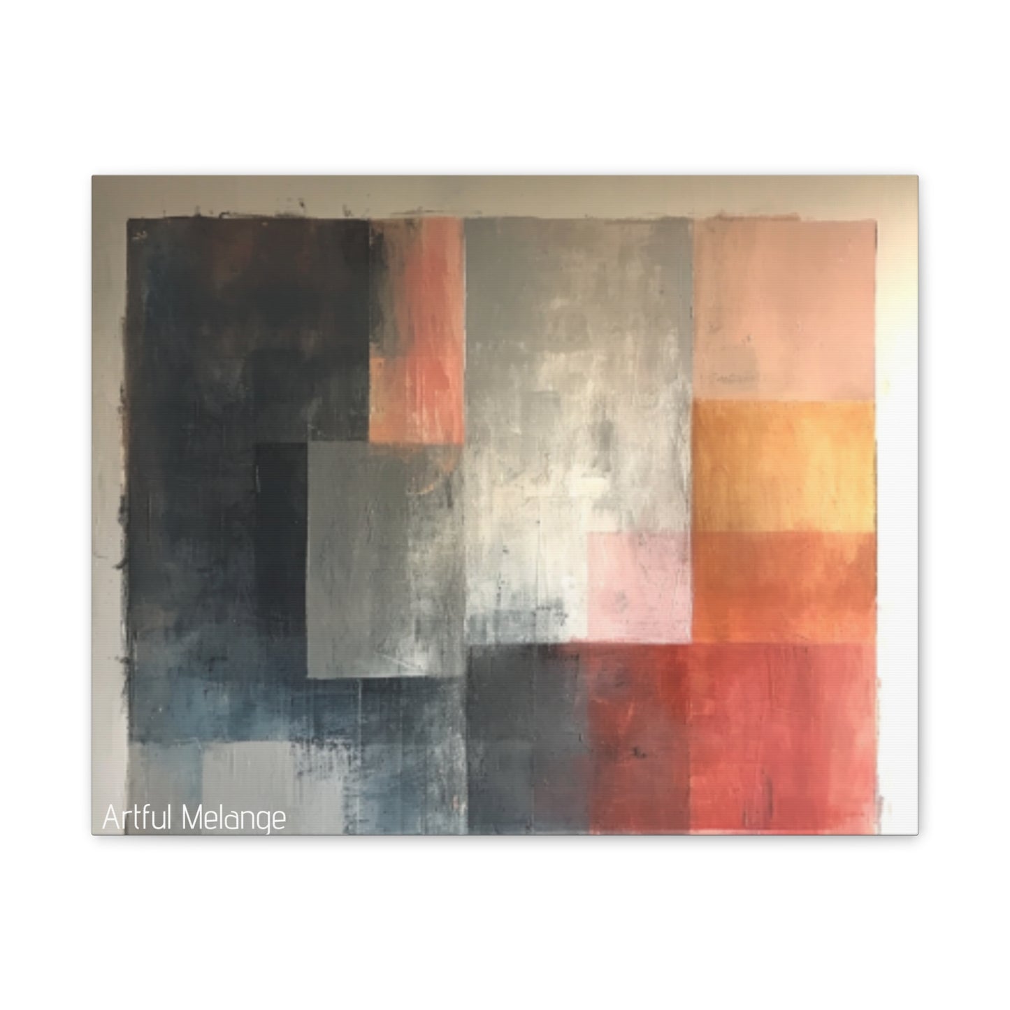 Primary Elegance: A Symphony of Sophistication Canvas Print