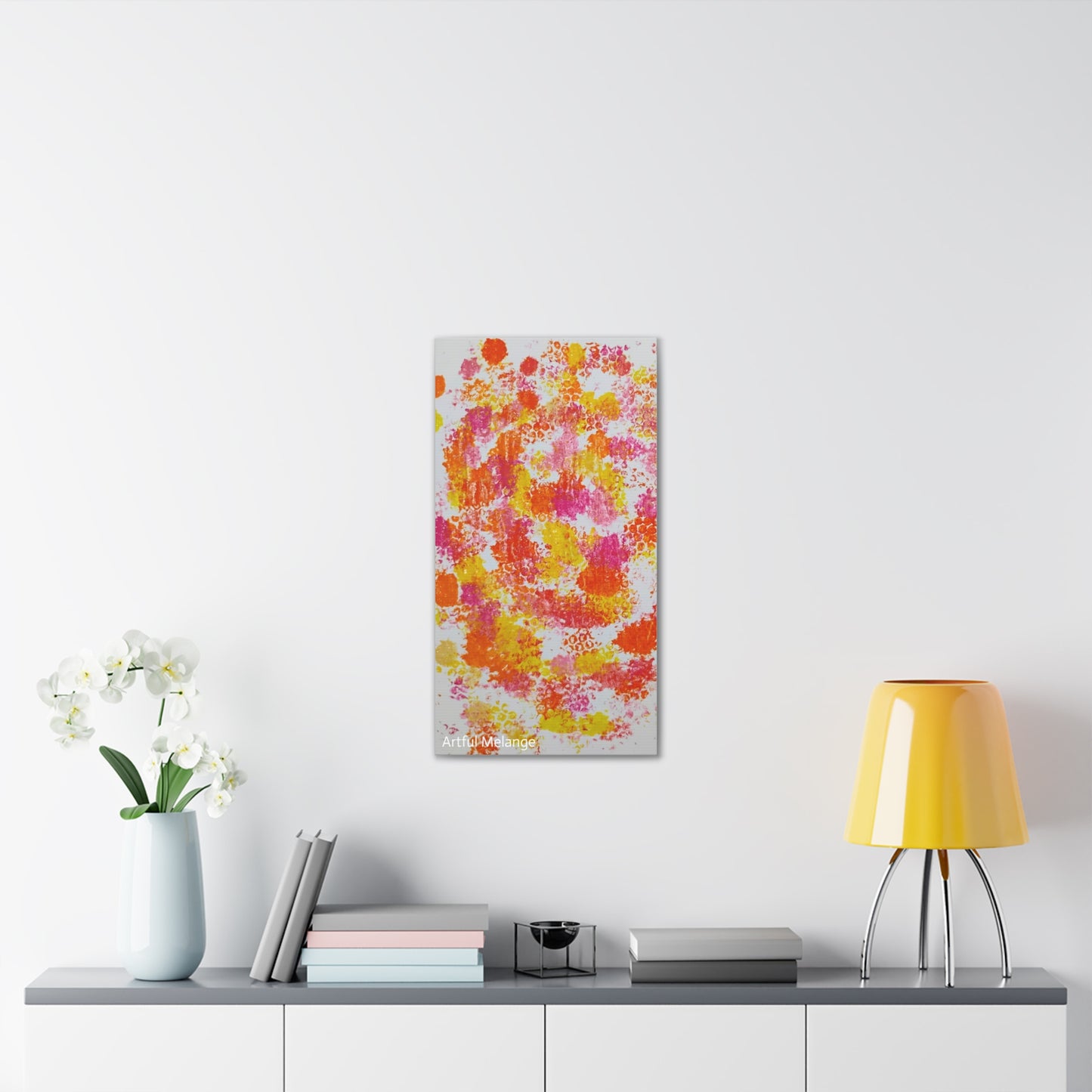 Acrylic Abstract Canvas Print - Richly Textured Artistry