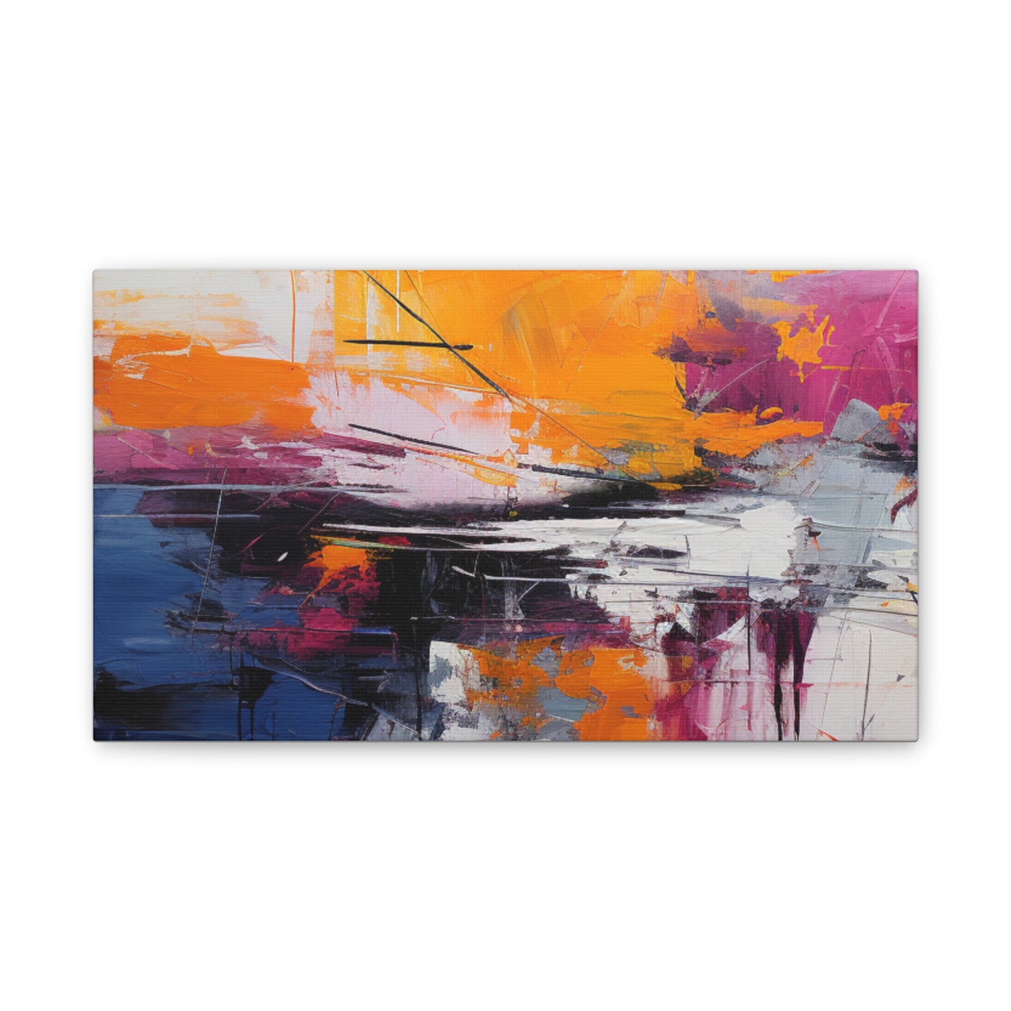 Primary Elegance: A Symphony of Sophistication Canvas Print