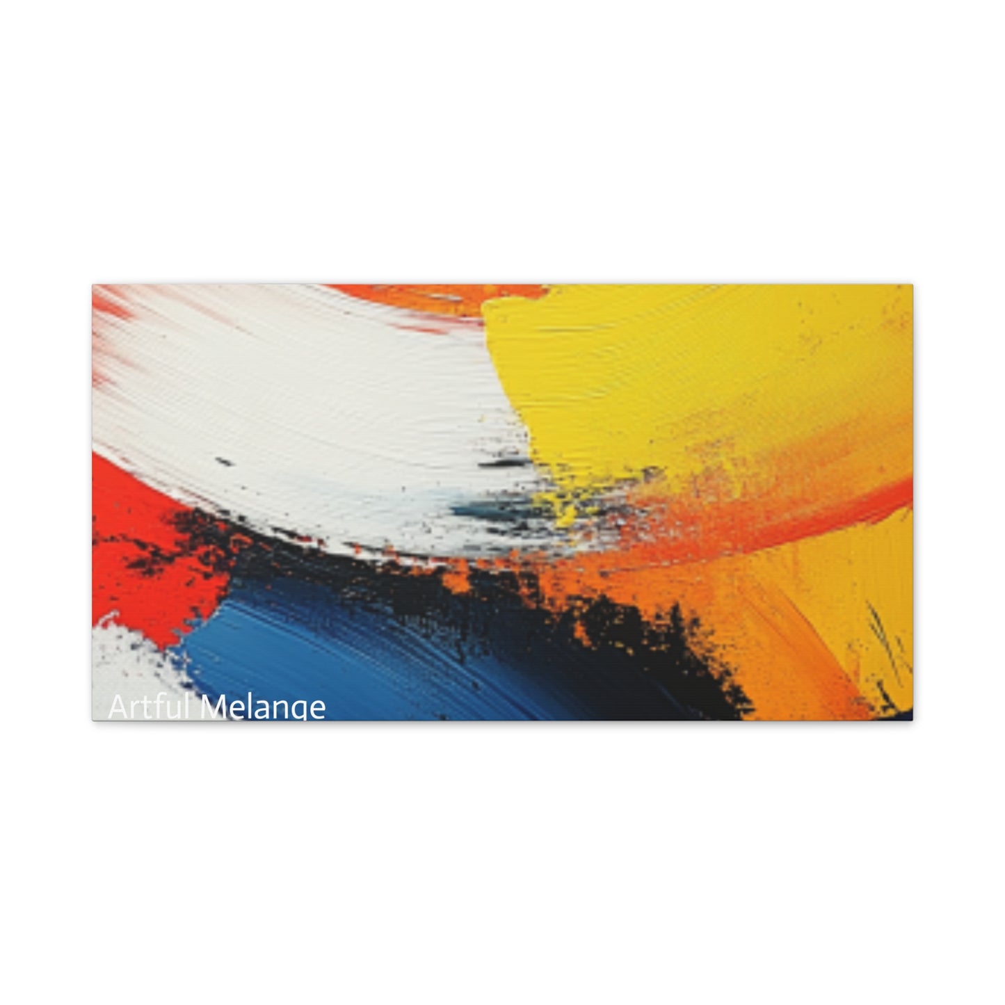 Acrylic Abstract Canvas Print - Richly Textured Artistry