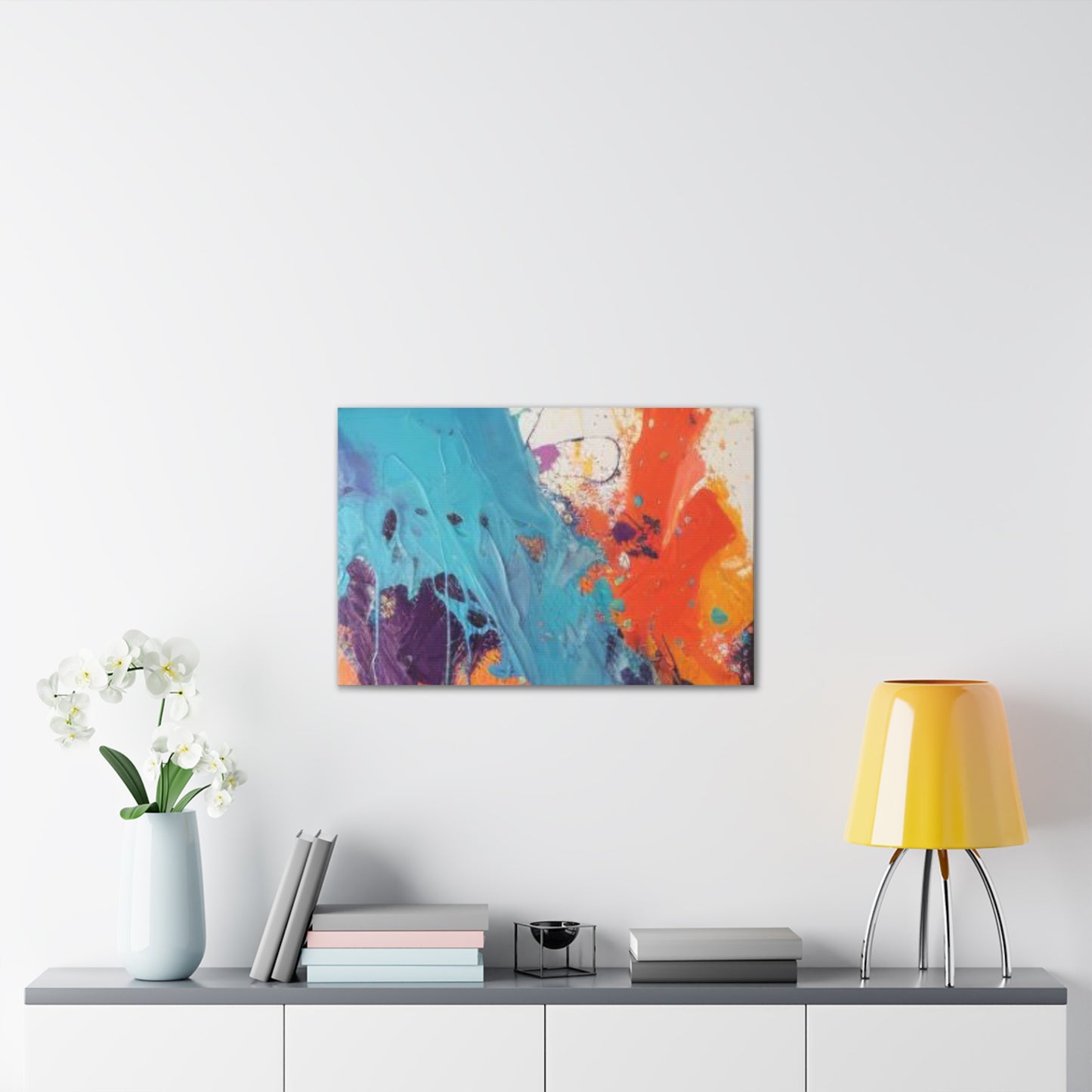 Primary Elegance: A Symphony of Sophistication Canvas Print