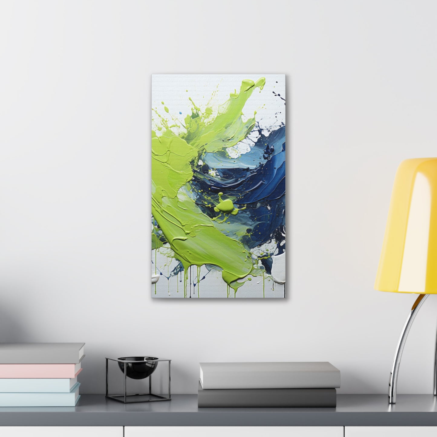 Acrylic Abstract Canvas Print - Richly Textured Artistry