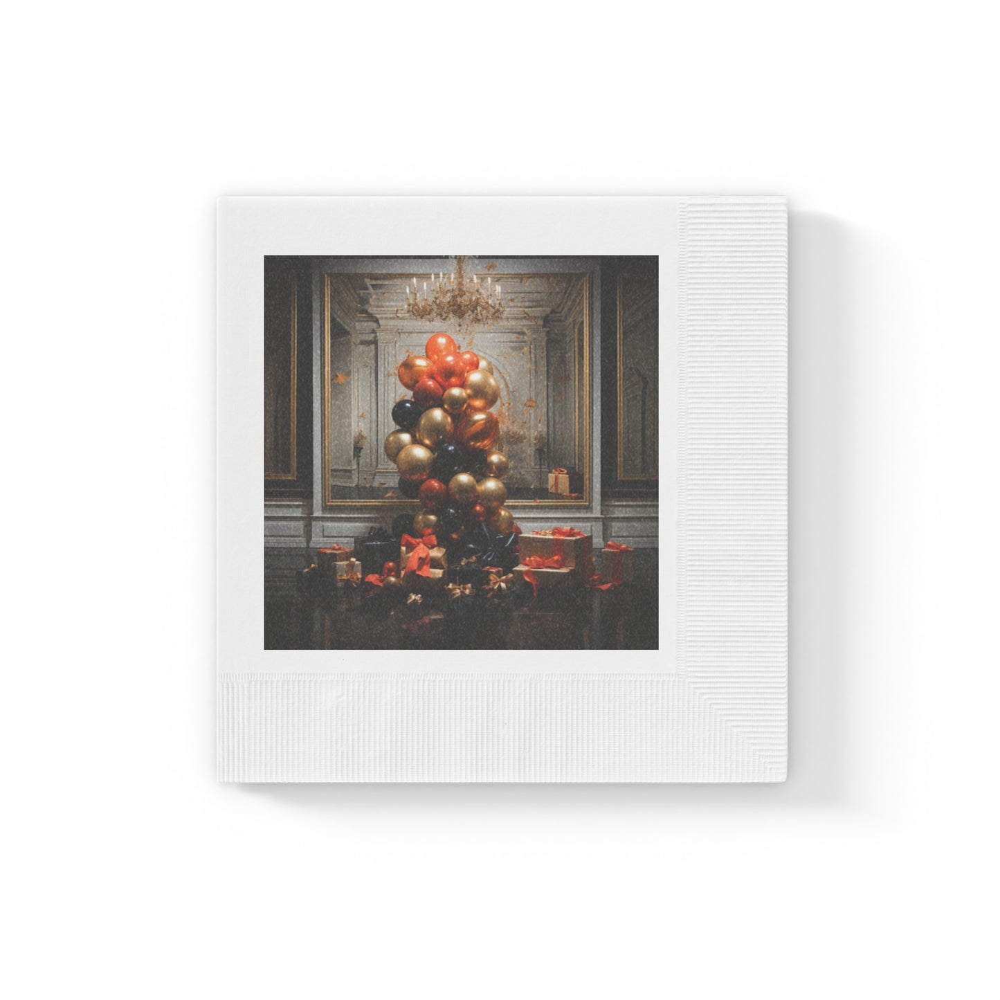 Dynamic Holiday Napkins for Sophisticated Living Spaces