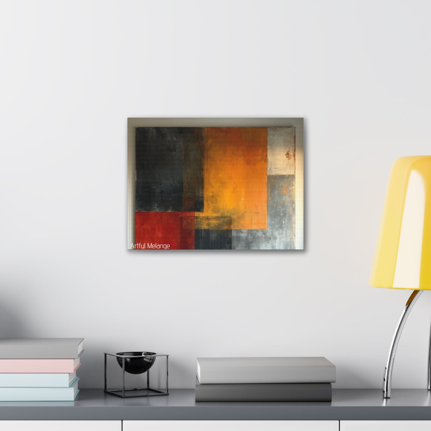 Primary Elegance: A Symphony of Sophistication Canvas Print