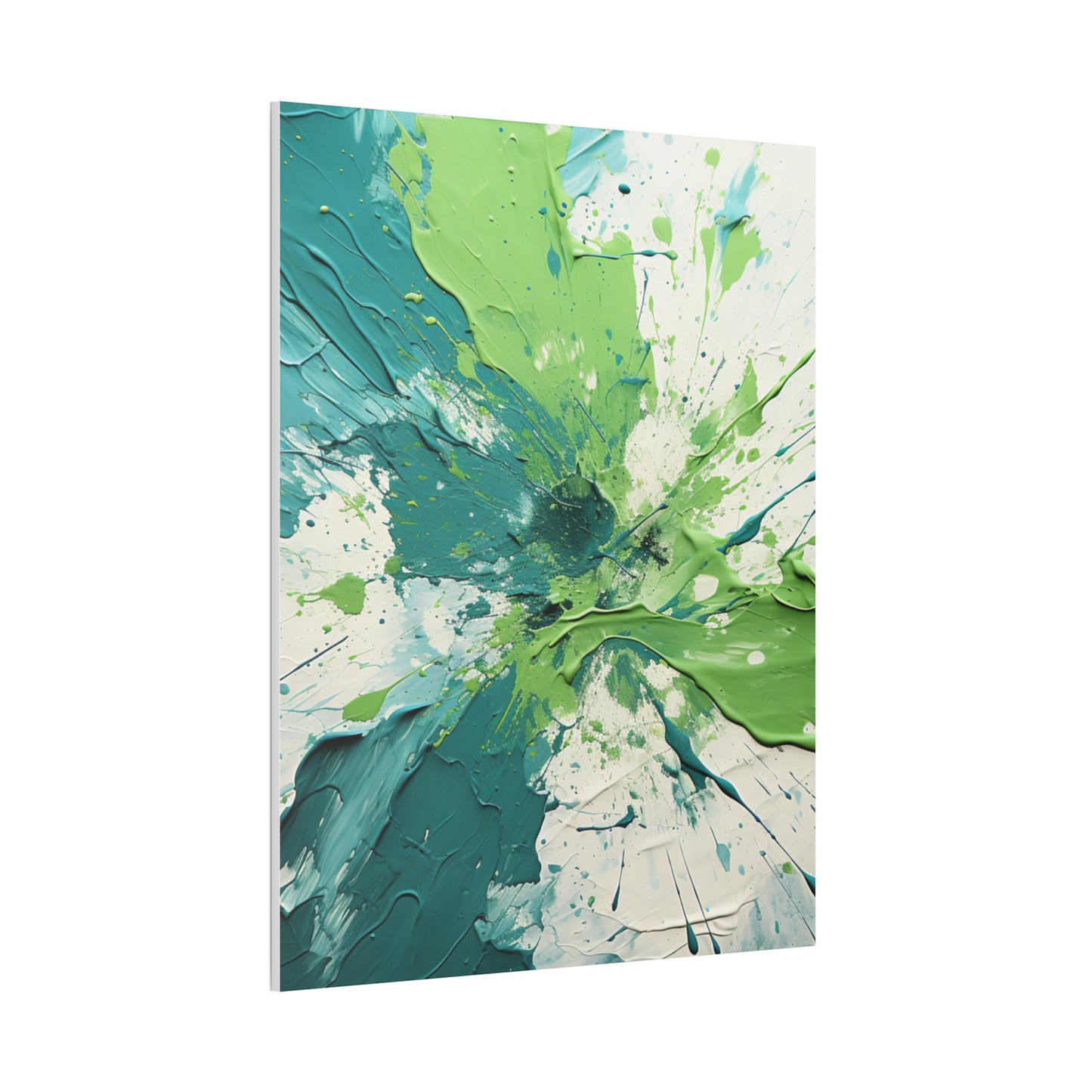 Acrylic Abstract Canvas Print - Richly Textured Artistry