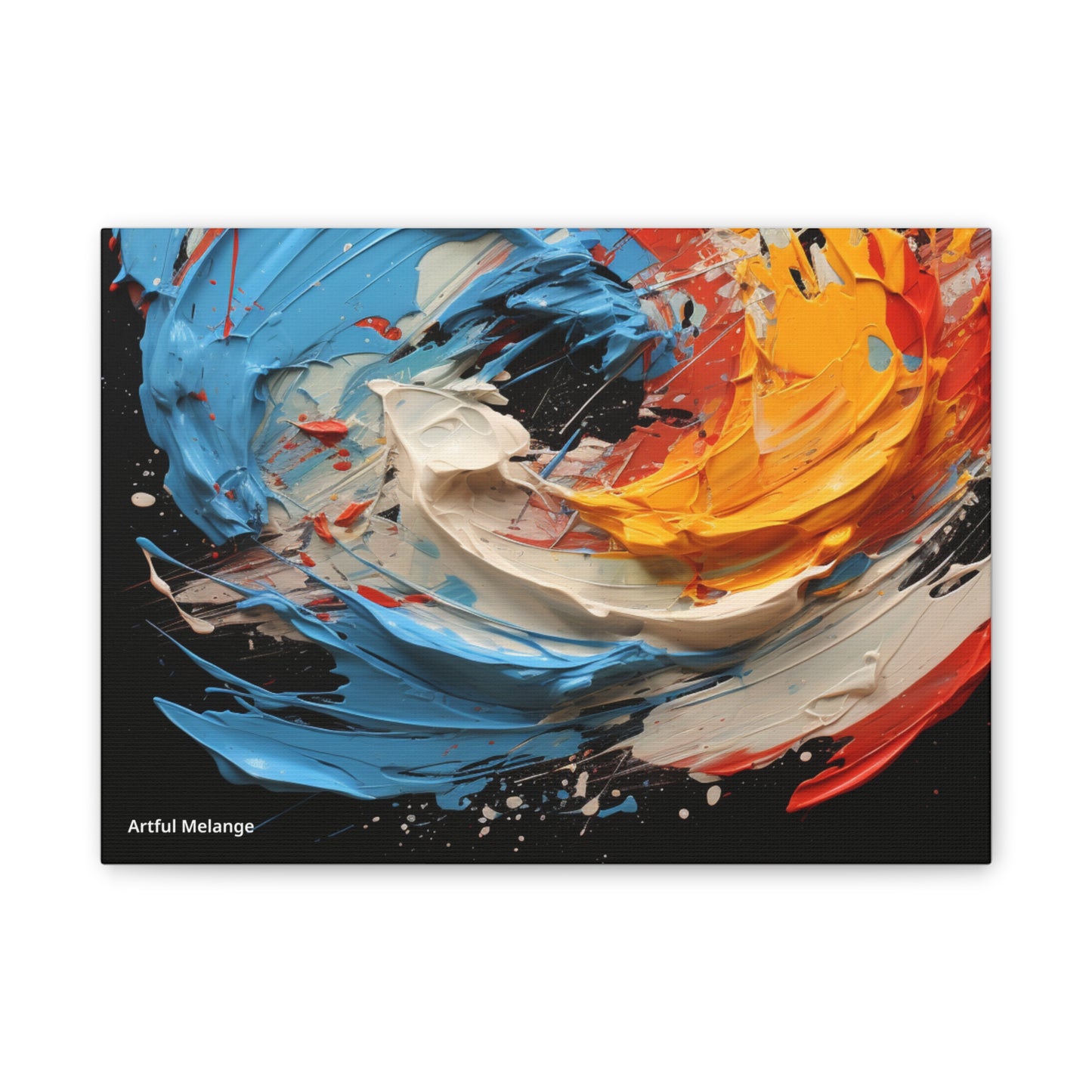 Acrylic Abstract  Canvas Print - Richly Textured Artistry