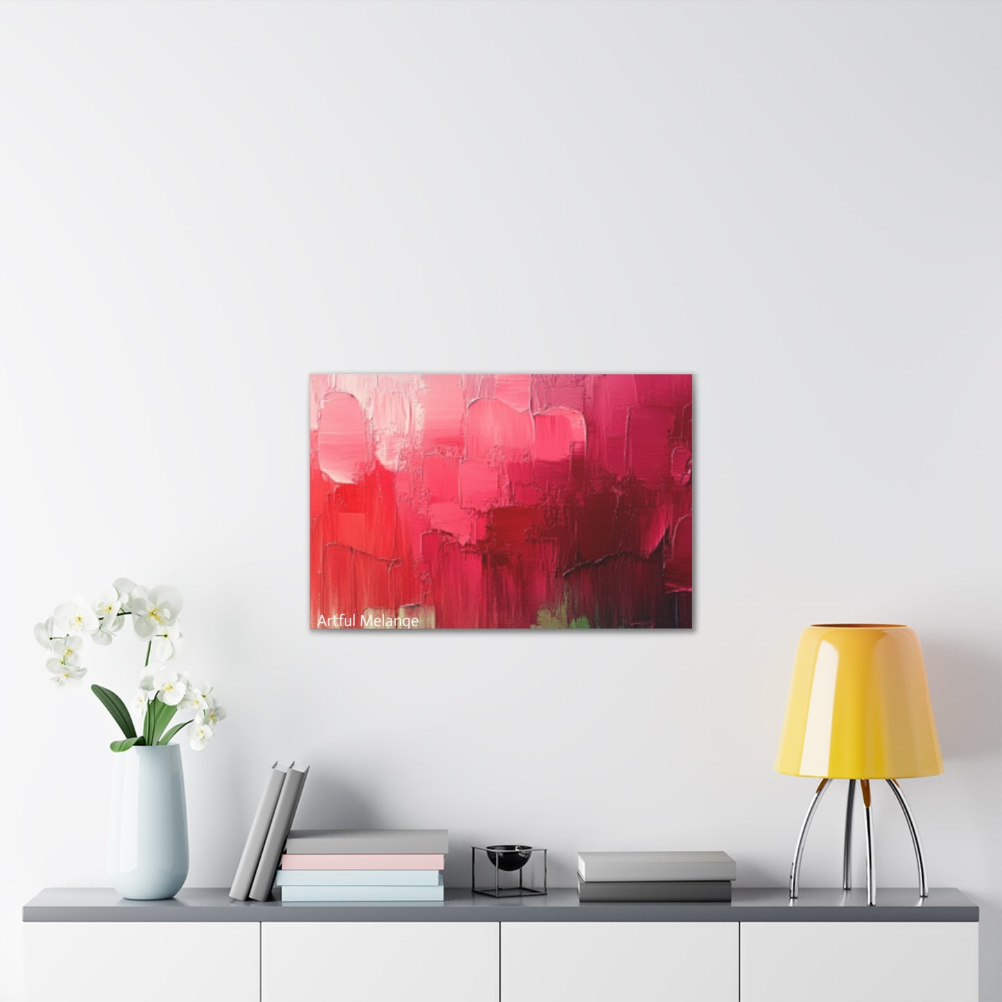 Acrylic Abstract Canvas Print - Richly Textured Artistry