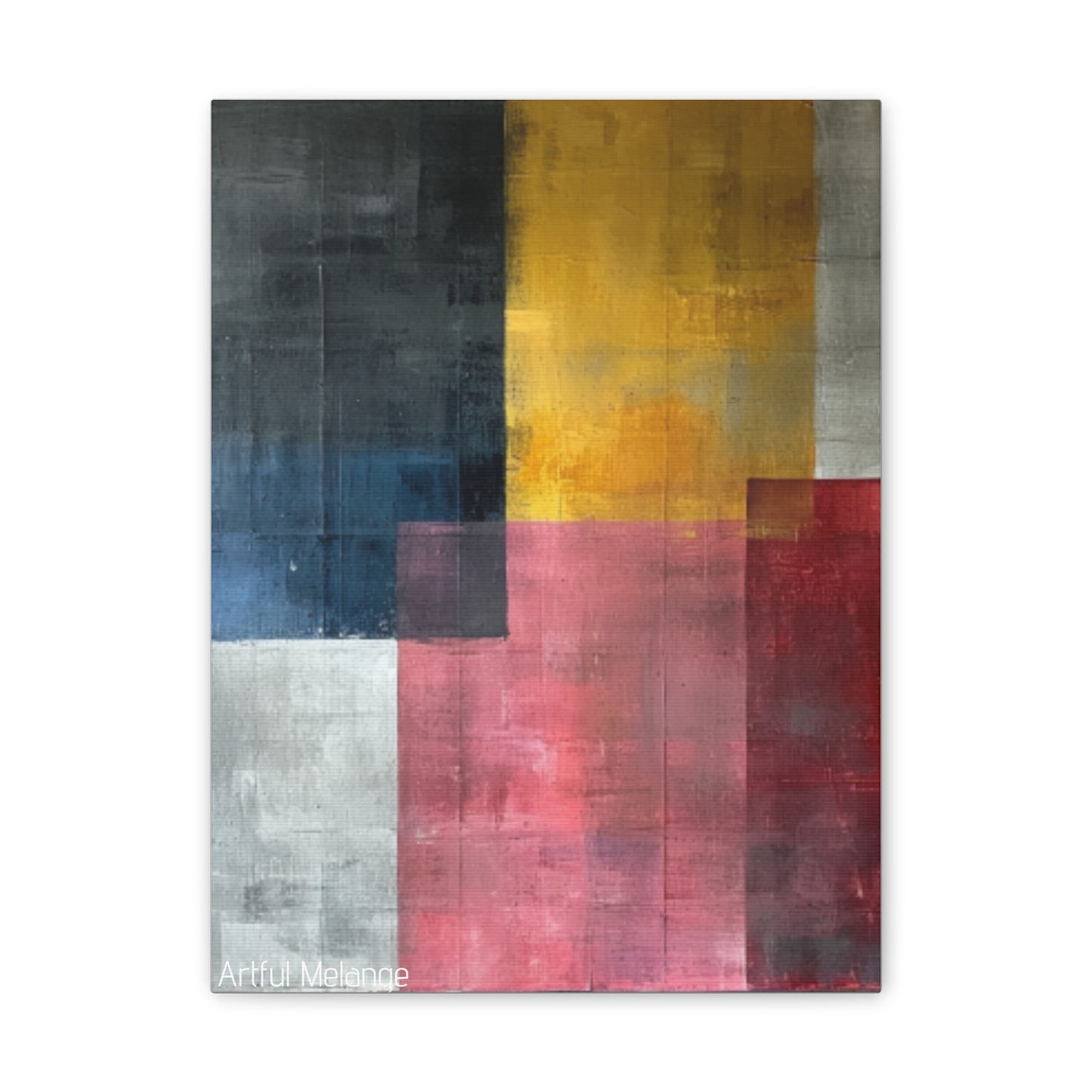 Primary Elegance: A Symphony of Sophistication Canvas Print