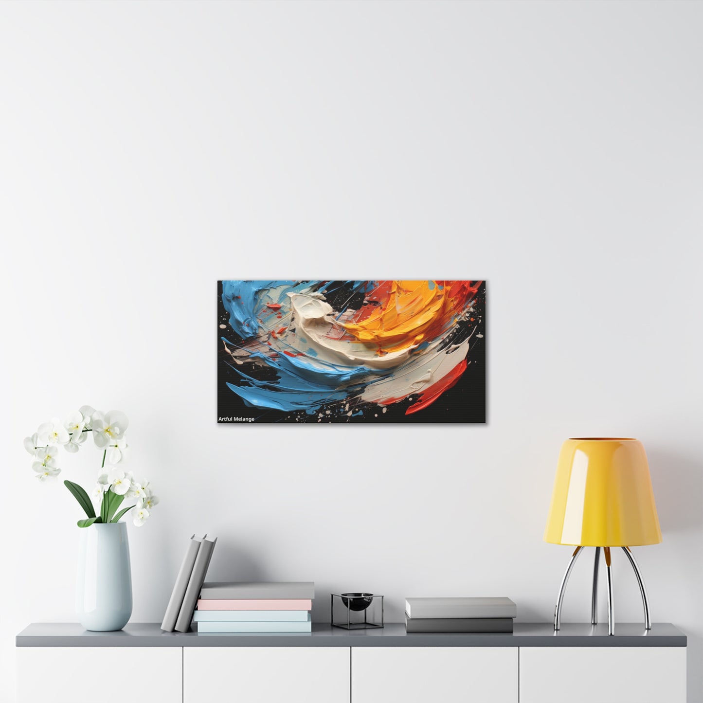 Acrylic Abstract  Canvas Print - Richly Textured Artistry