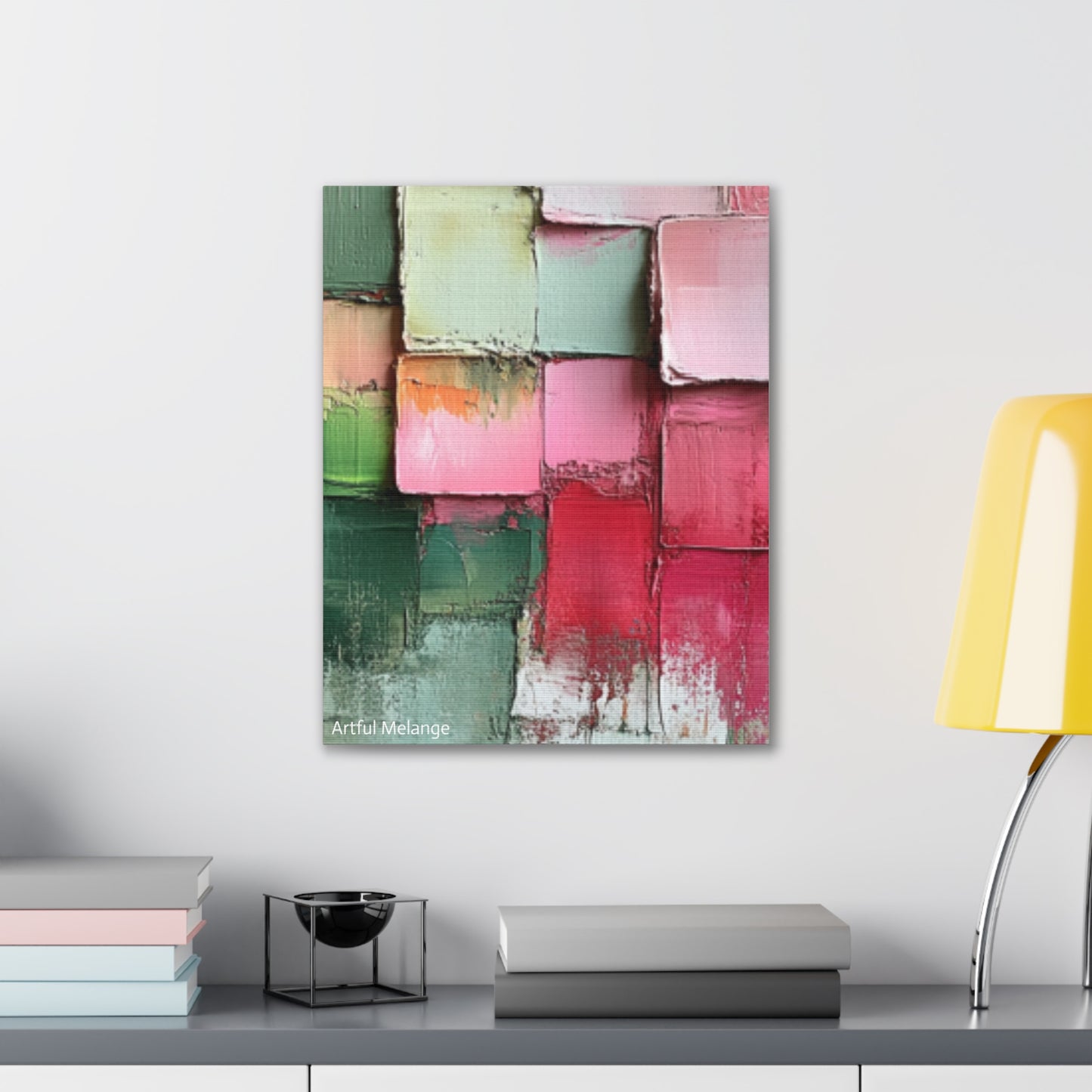 Acrylic Abstract Canvas Print - Richly Textured Artistry