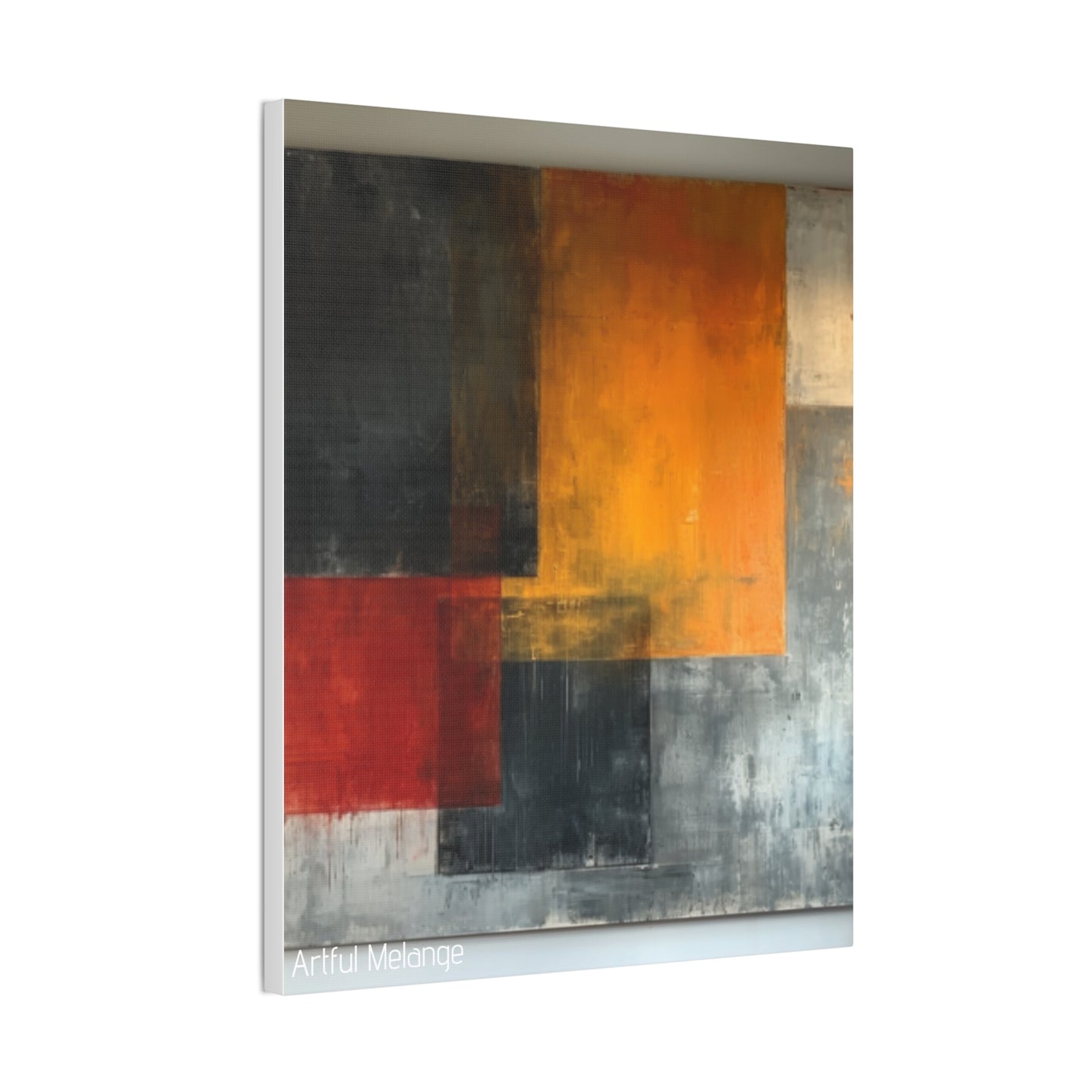 Primary Elegance: A Symphony of Sophistication Canvas Print