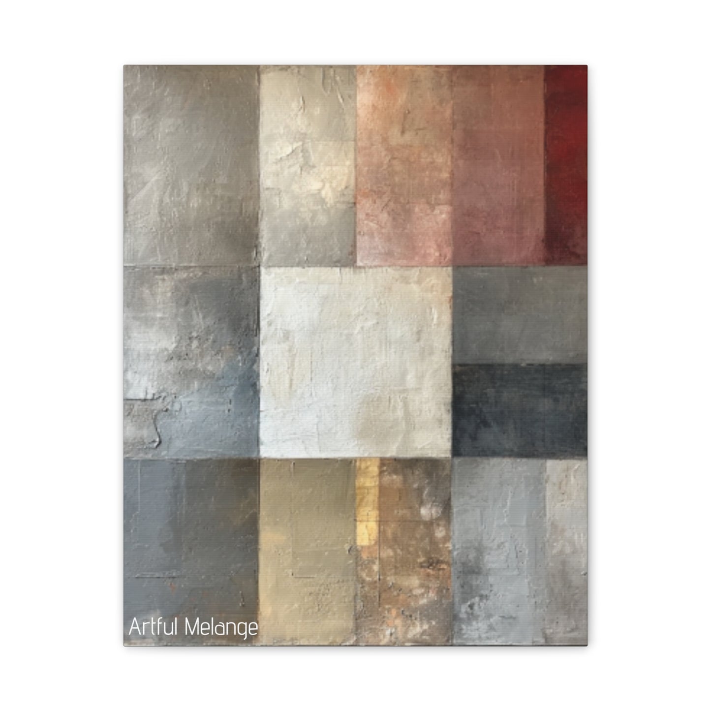 Primary Elegance: A Symphony of Sophistication Canvas Print