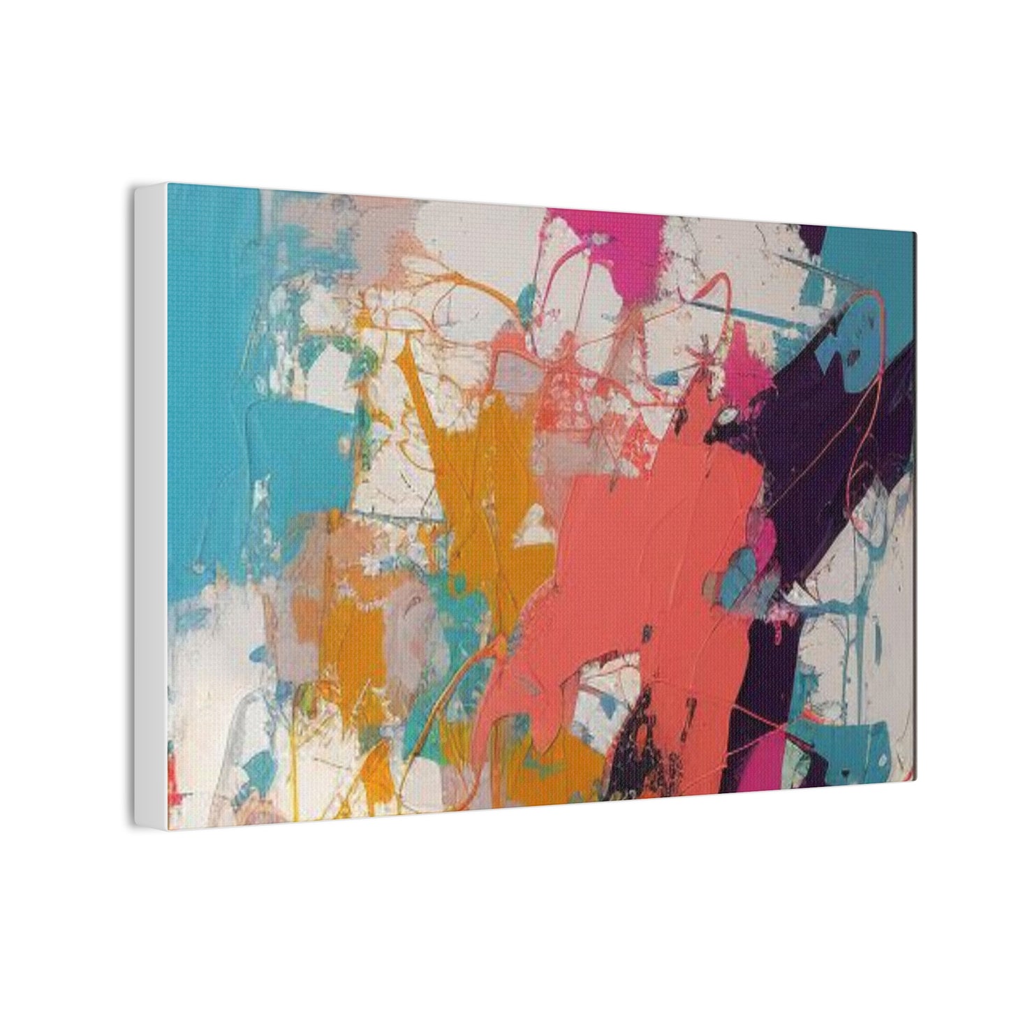 Primary Elegance: A Symphony of Sophistication Canvas Print