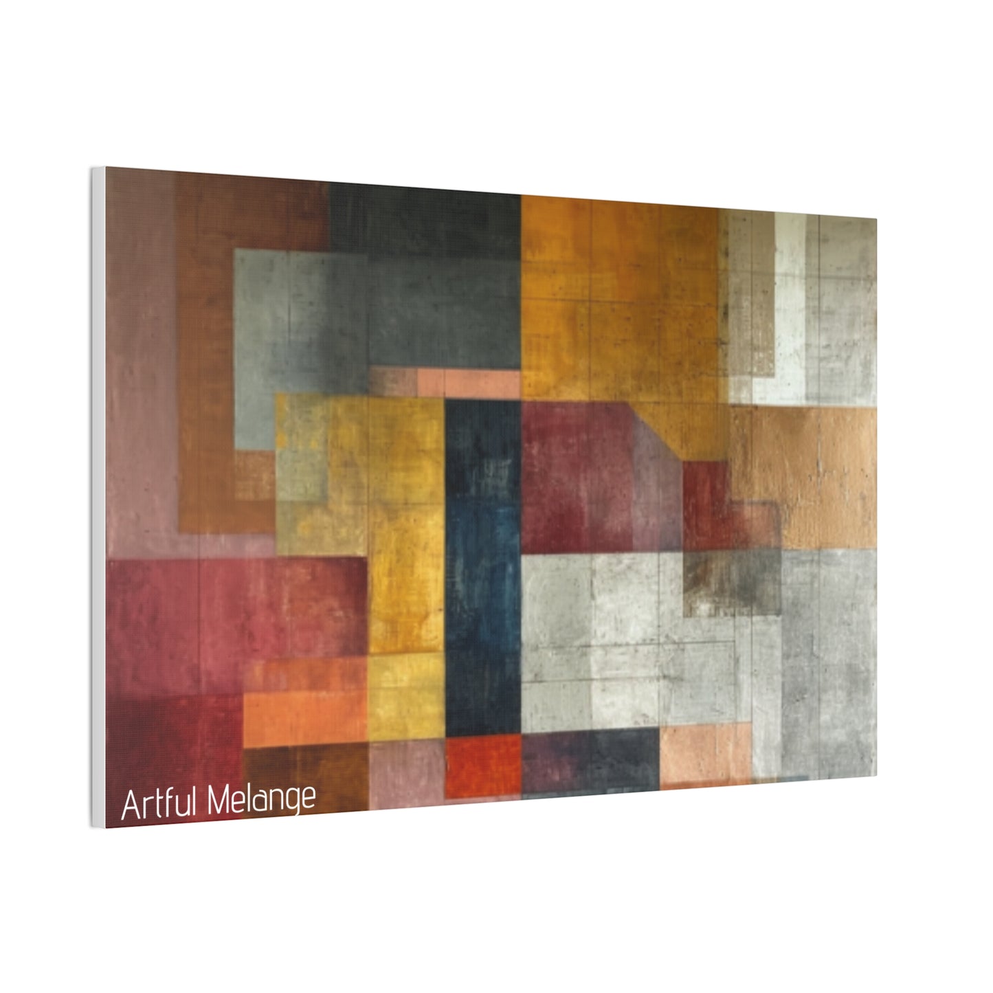 Primary Elegance: A Symphony of Sophistication Canvas Print