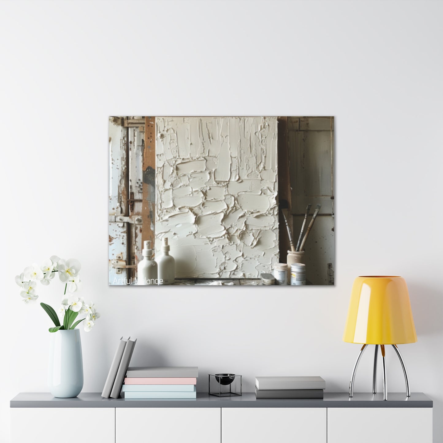 Primary Elegance: A Symphony of Sophistication Canvas Print