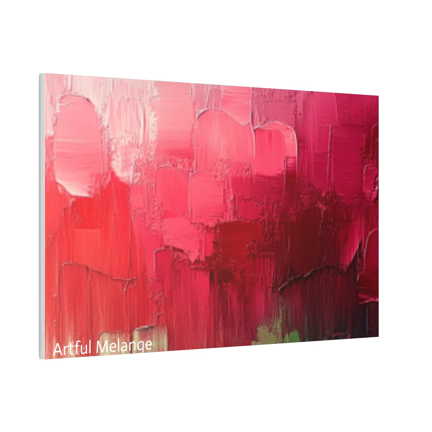 Acrylic Abstract Canvas Print - Richly Textured Artistry