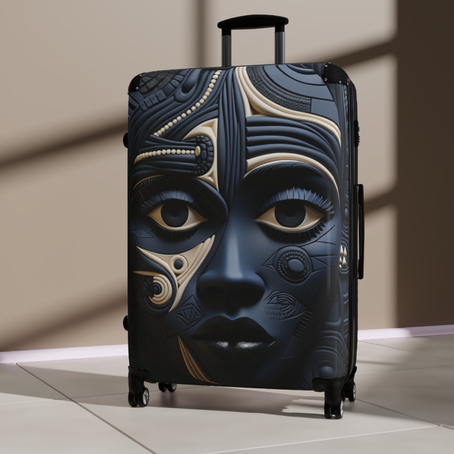 Melanated Jetsetter: Stylish Travel Luggage Pieces