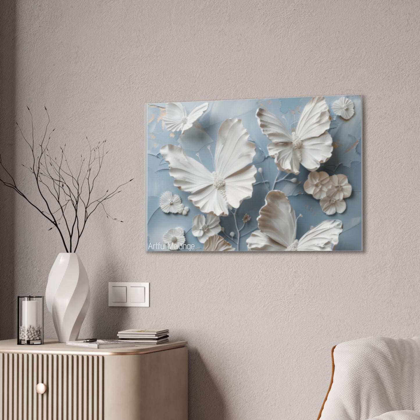 Fluttering Dreams: Butterfly Canvas Print Collection