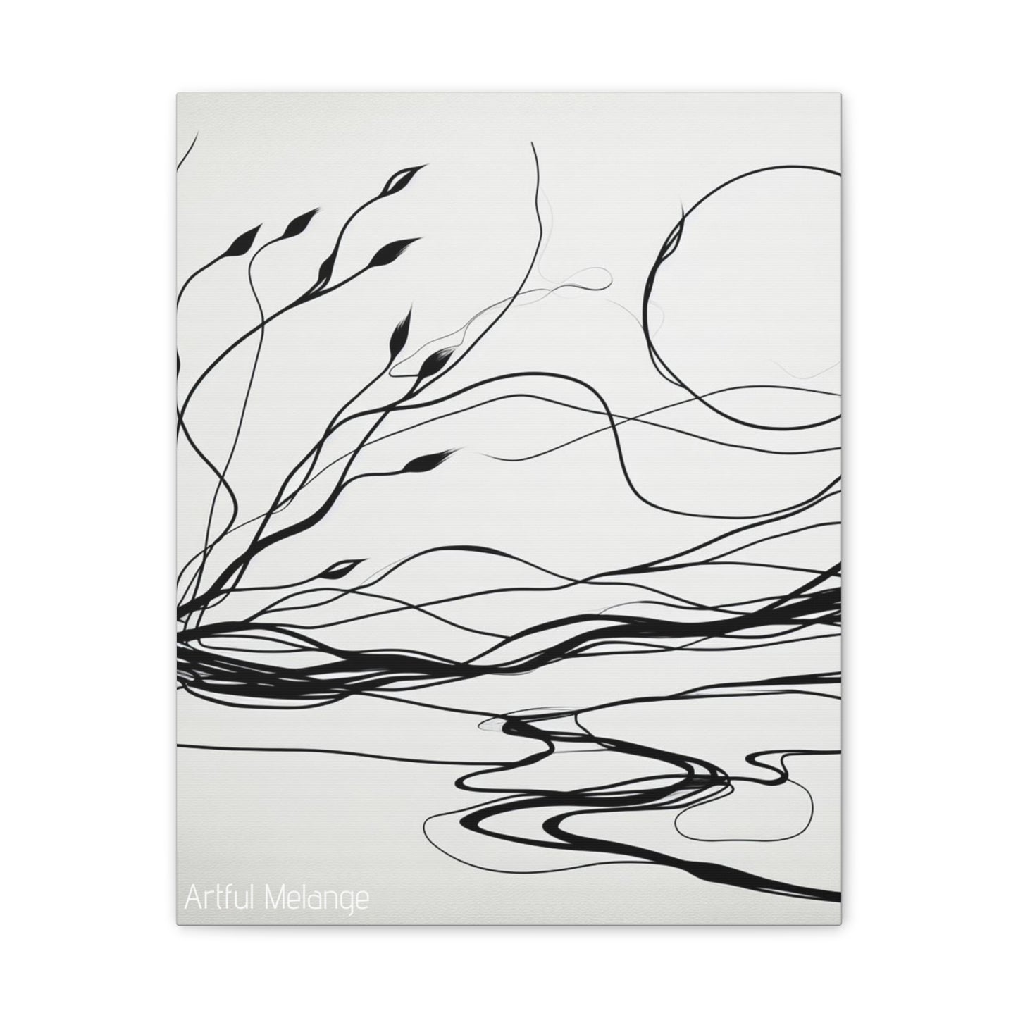 Primary Elegance: A Symphony of Sophistication Canvas Print