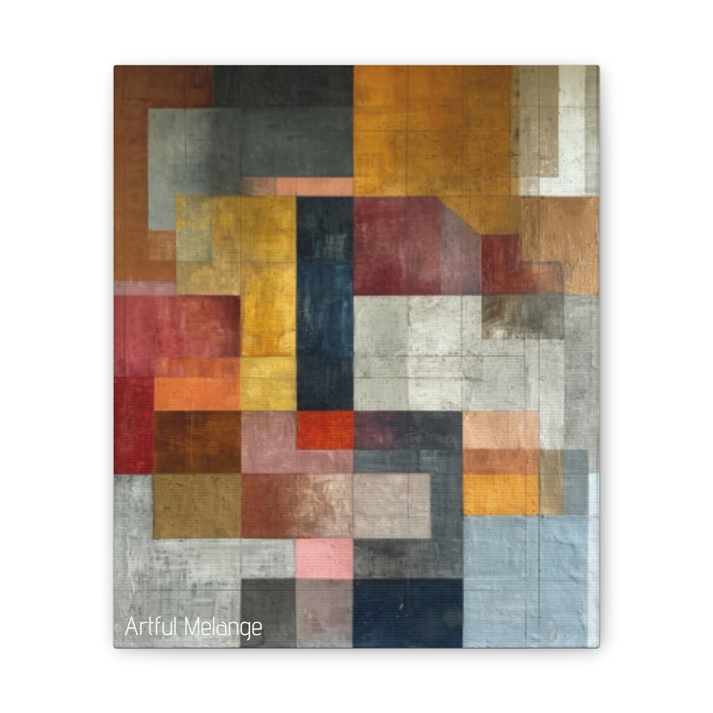 Primary Elegance: A Symphony of Sophistication Canvas Print