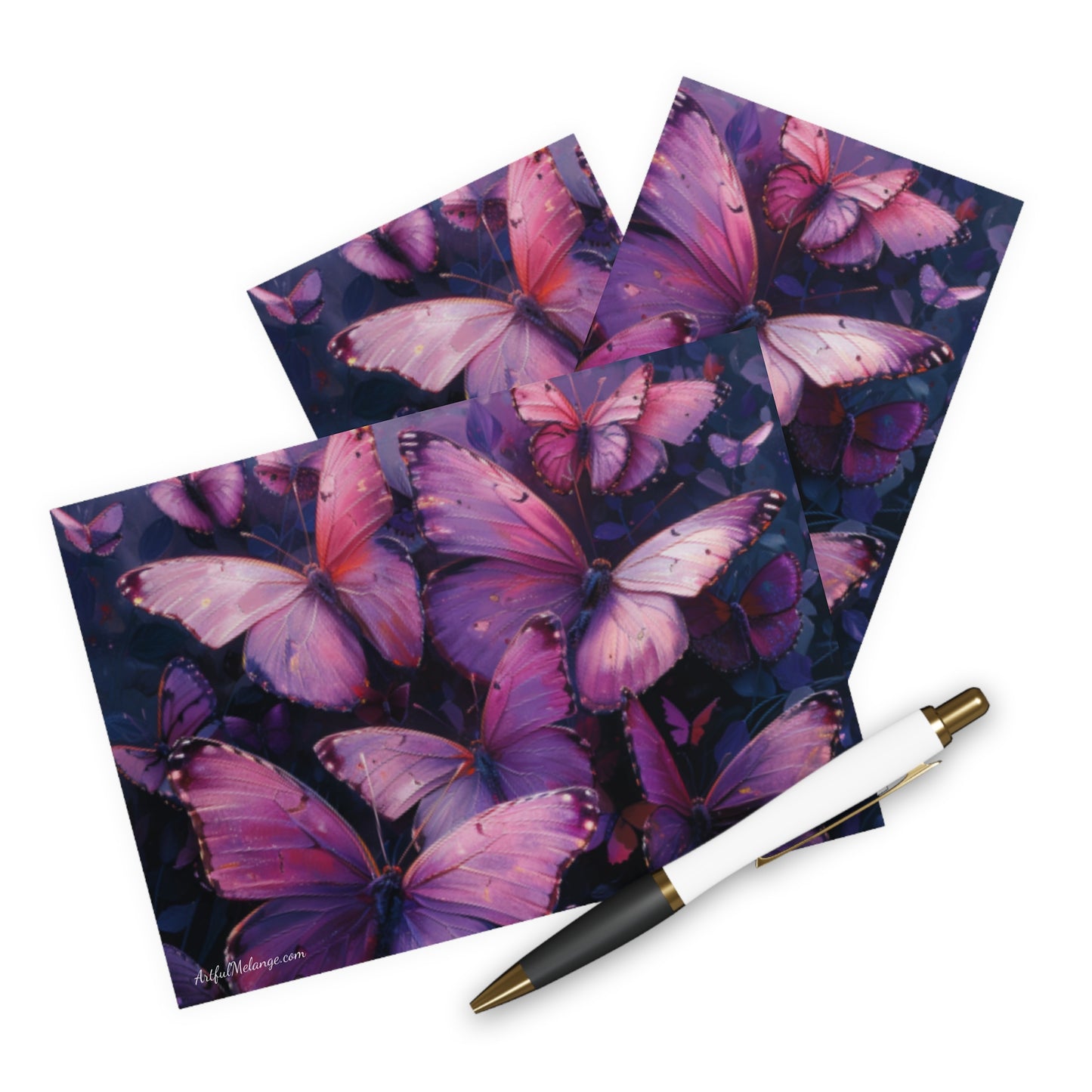 Wings of Wonder: Butterfly Note Card Collection (5 Pack)