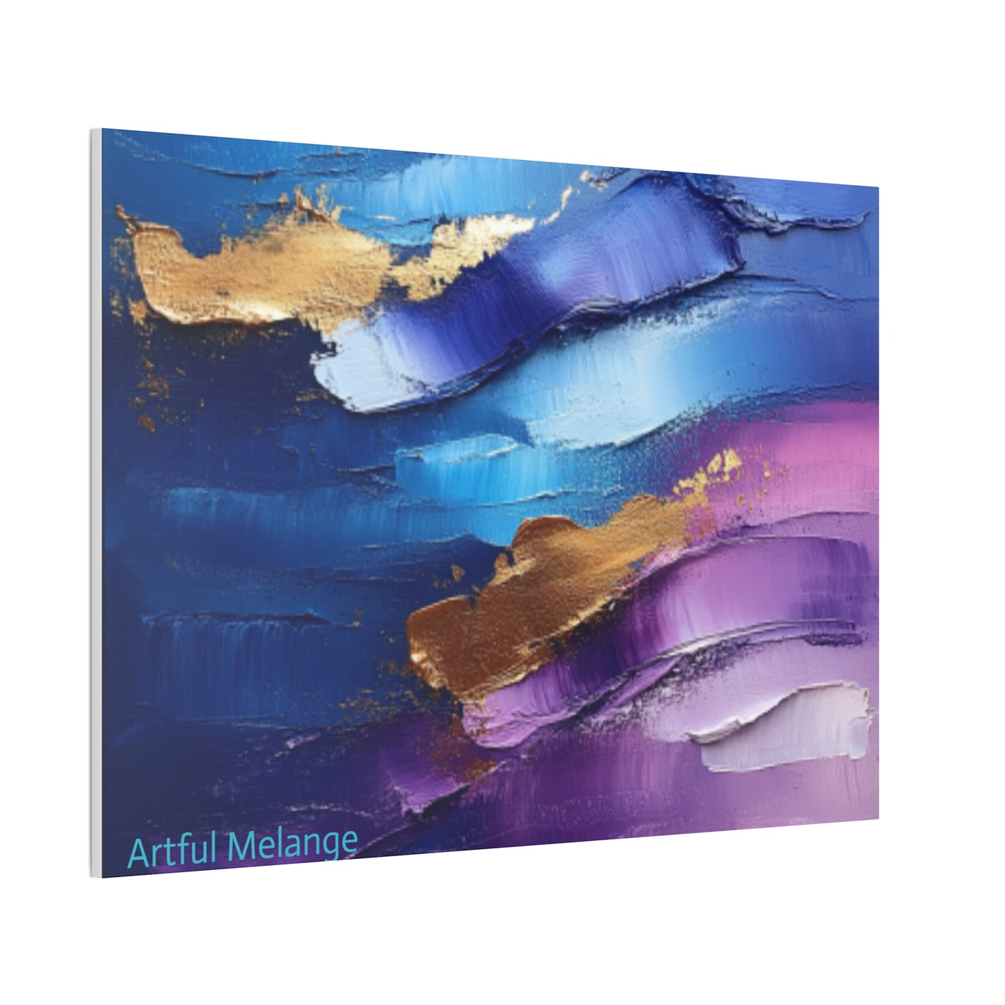 Acrylic Abstract Canvas Print - Richly Textured Artistry