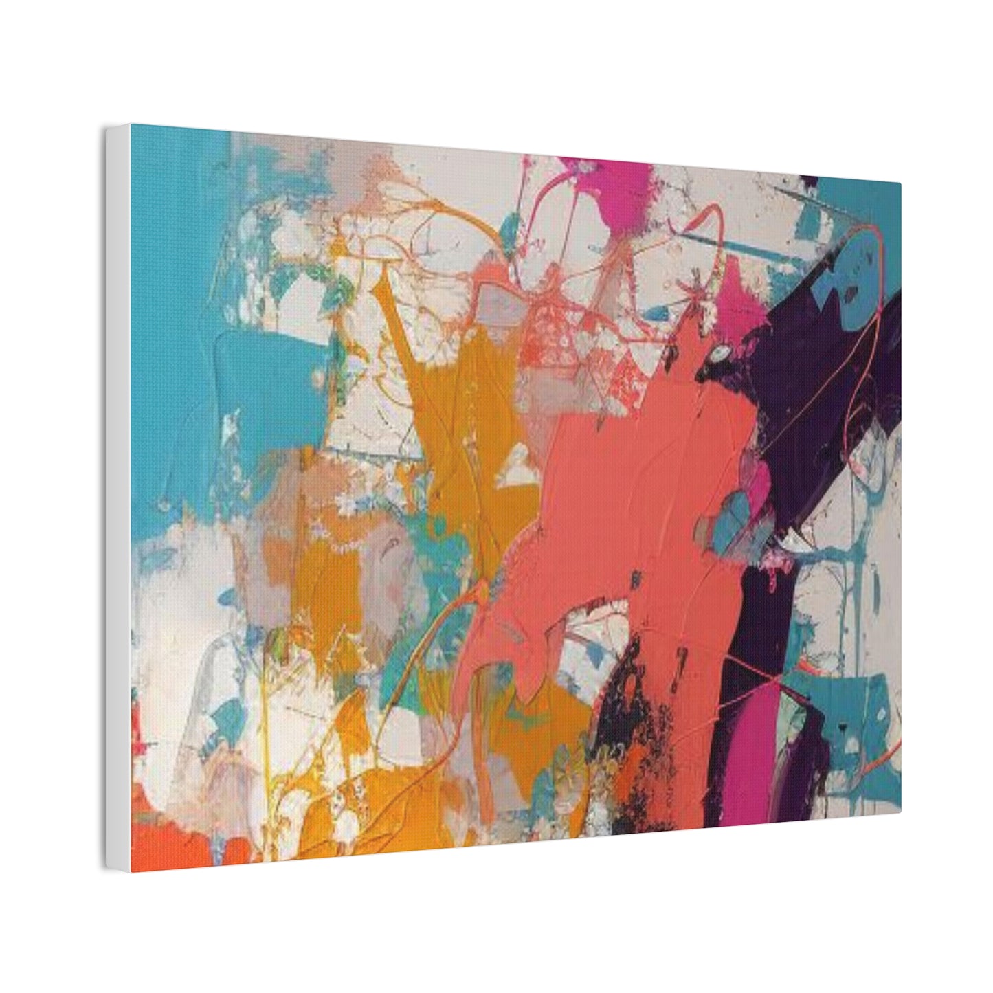 Primary Elegance: A Symphony of Sophistication Canvas Print