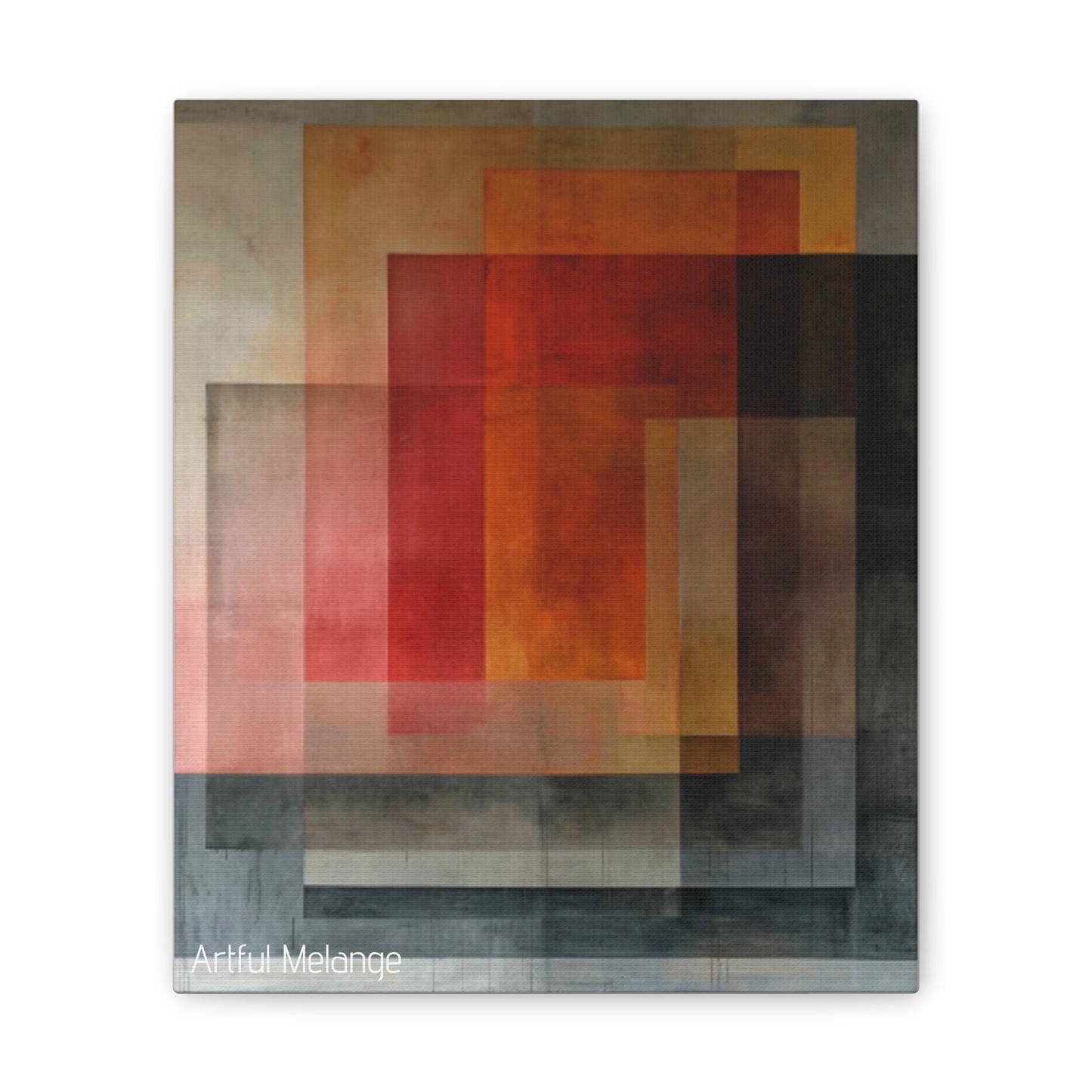 Primary Elegance: A Symphony of Sophistication Canvas Print