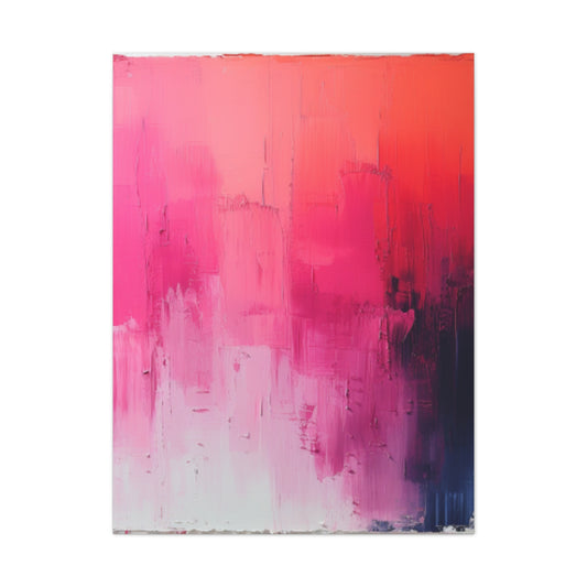 In The Pink: A Symphony of Sophistication Canvas Print