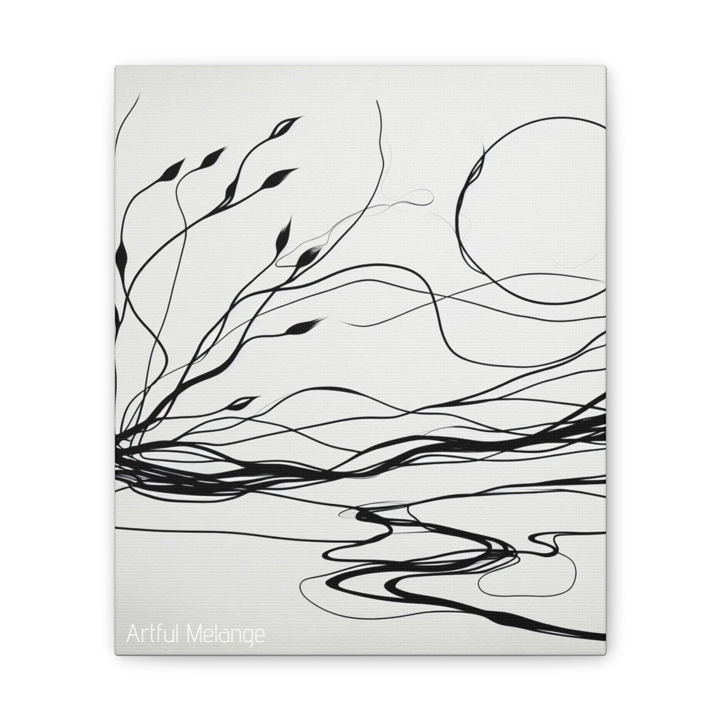 Primary Elegance: A Symphony of Sophistication Canvas Print