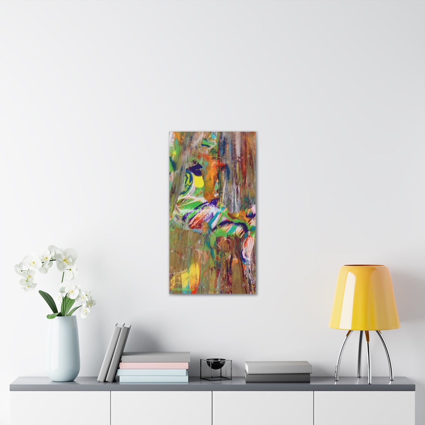 Acrylic Abstract Canvas Print - Richly Textured Artistry