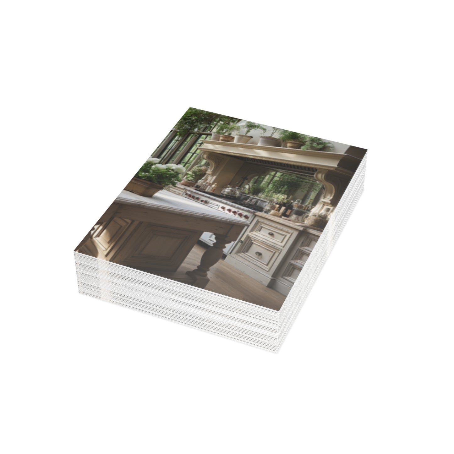 Elegant Kitchen Note Cards (1, 10, 30, and 50pcs)