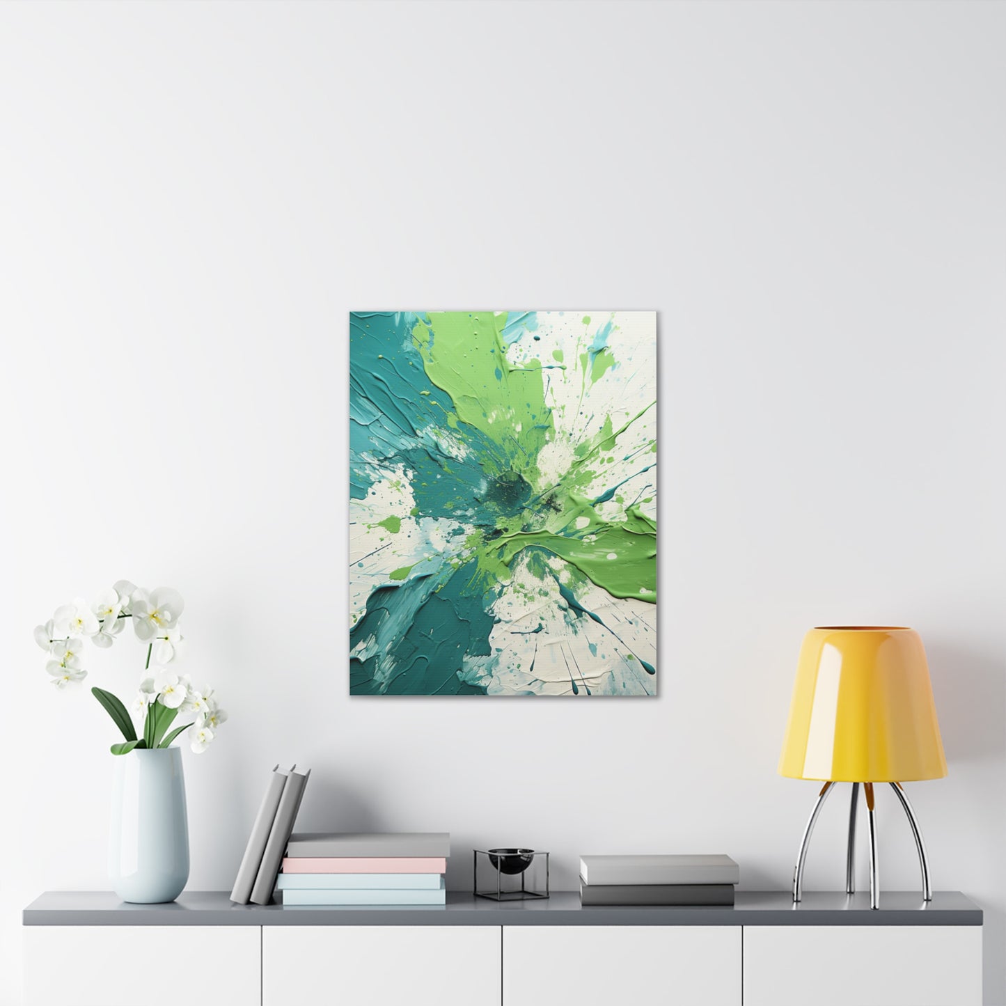 Acrylic Abstract Canvas Print - Richly Textured Artistry