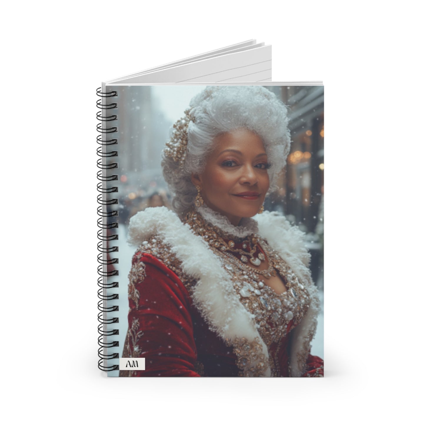 Majestic African American Claus Spiral Journal Collection ( Queen Claus 1)