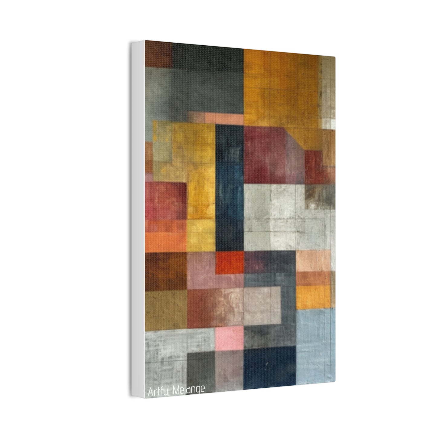 Primary Elegance: A Symphony of Sophistication Canvas Print