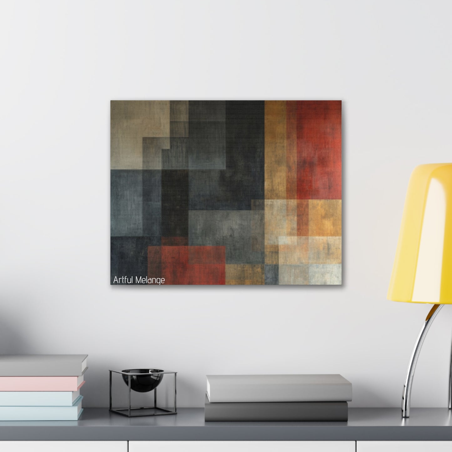 Primary Elegance: A Symphony of Sophistication Canvas Print