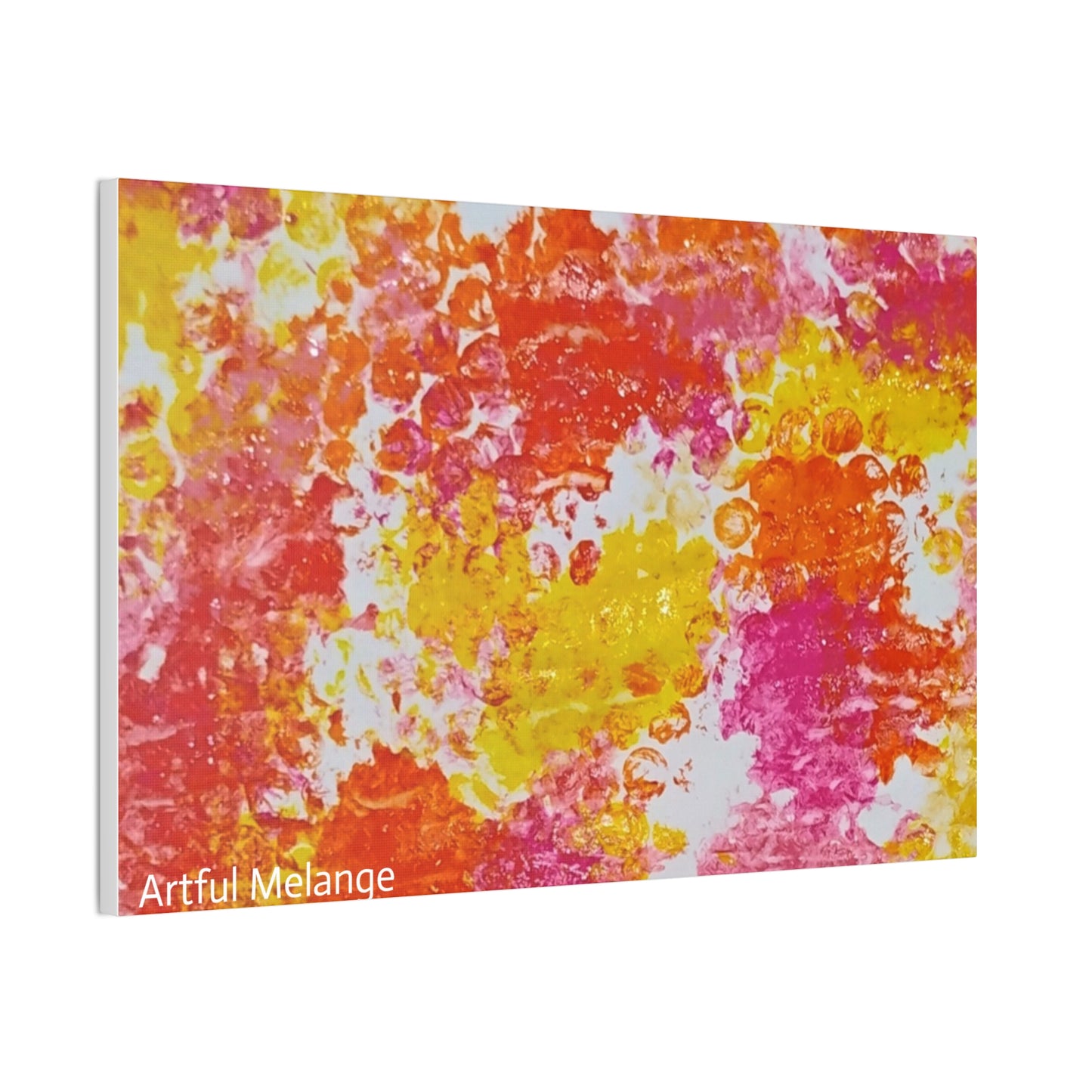 Acrylic Abstract Canvas Print - Richly Textured Artistry